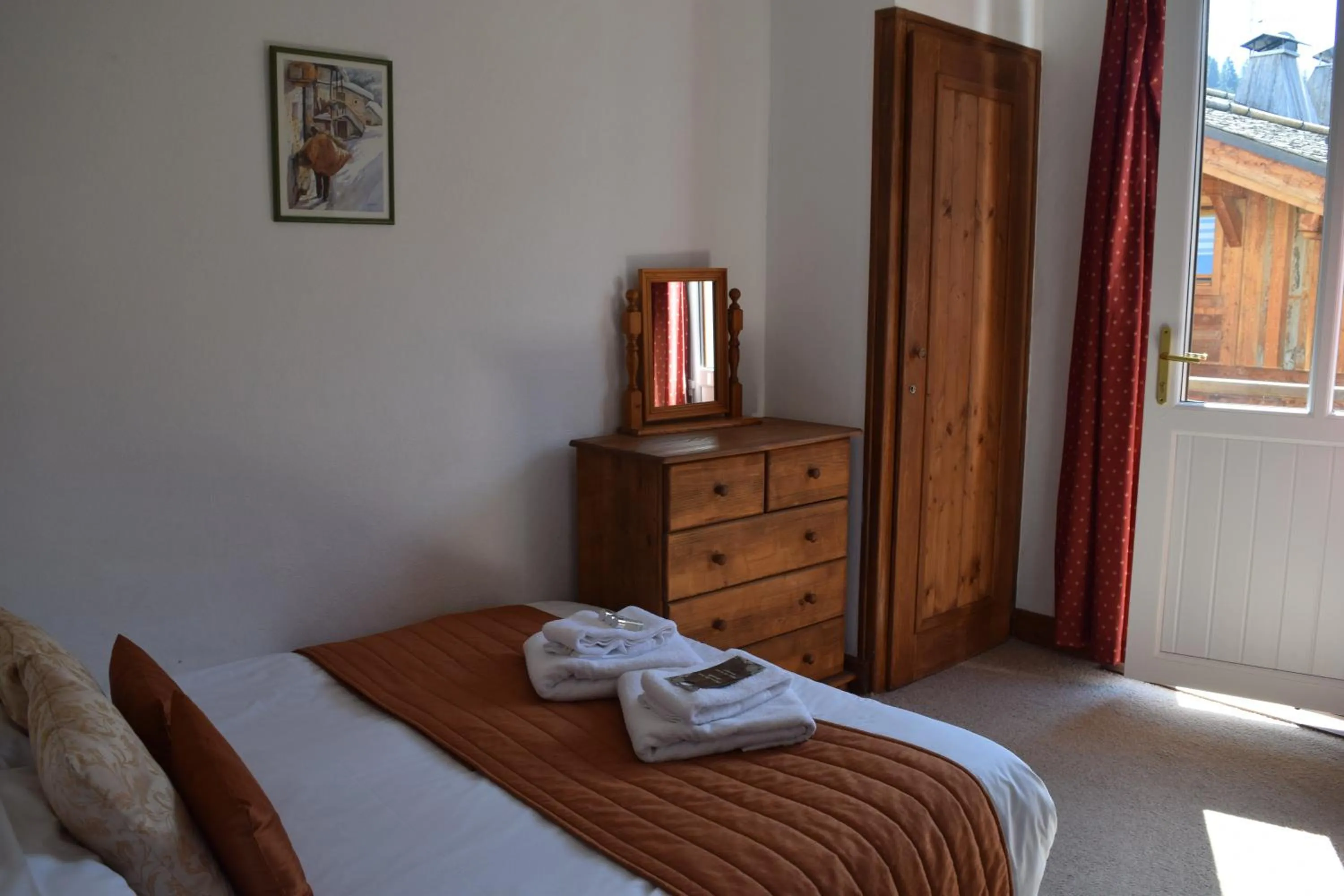 Bed in Hotel Sylvana