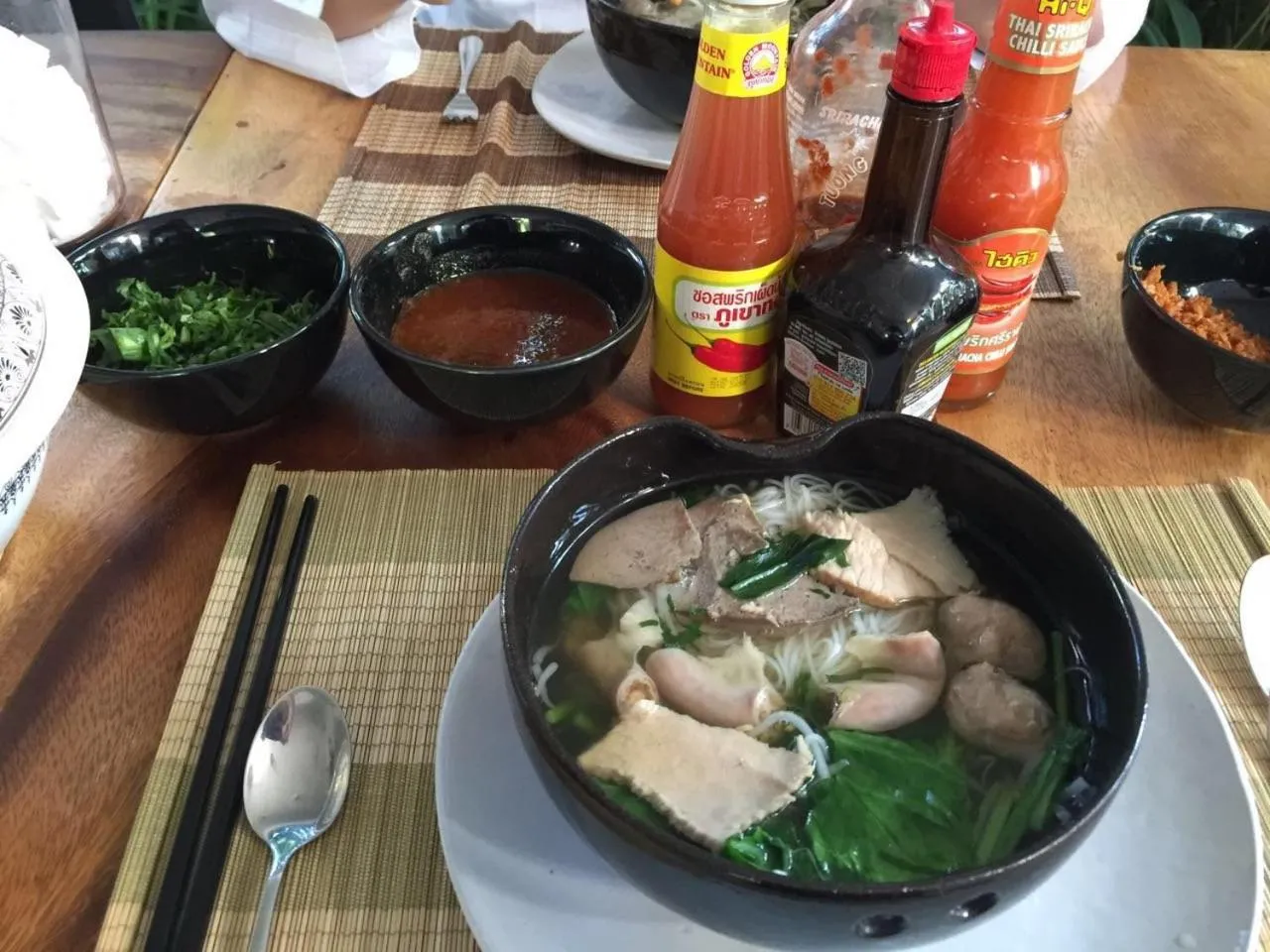 Asian breakfast in Enkosa 4-Bedroom Wooden Luxury House