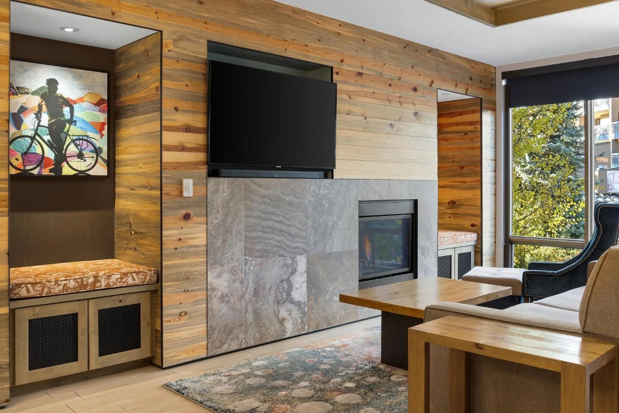 Living room in Club Wyndham Resort at Avon