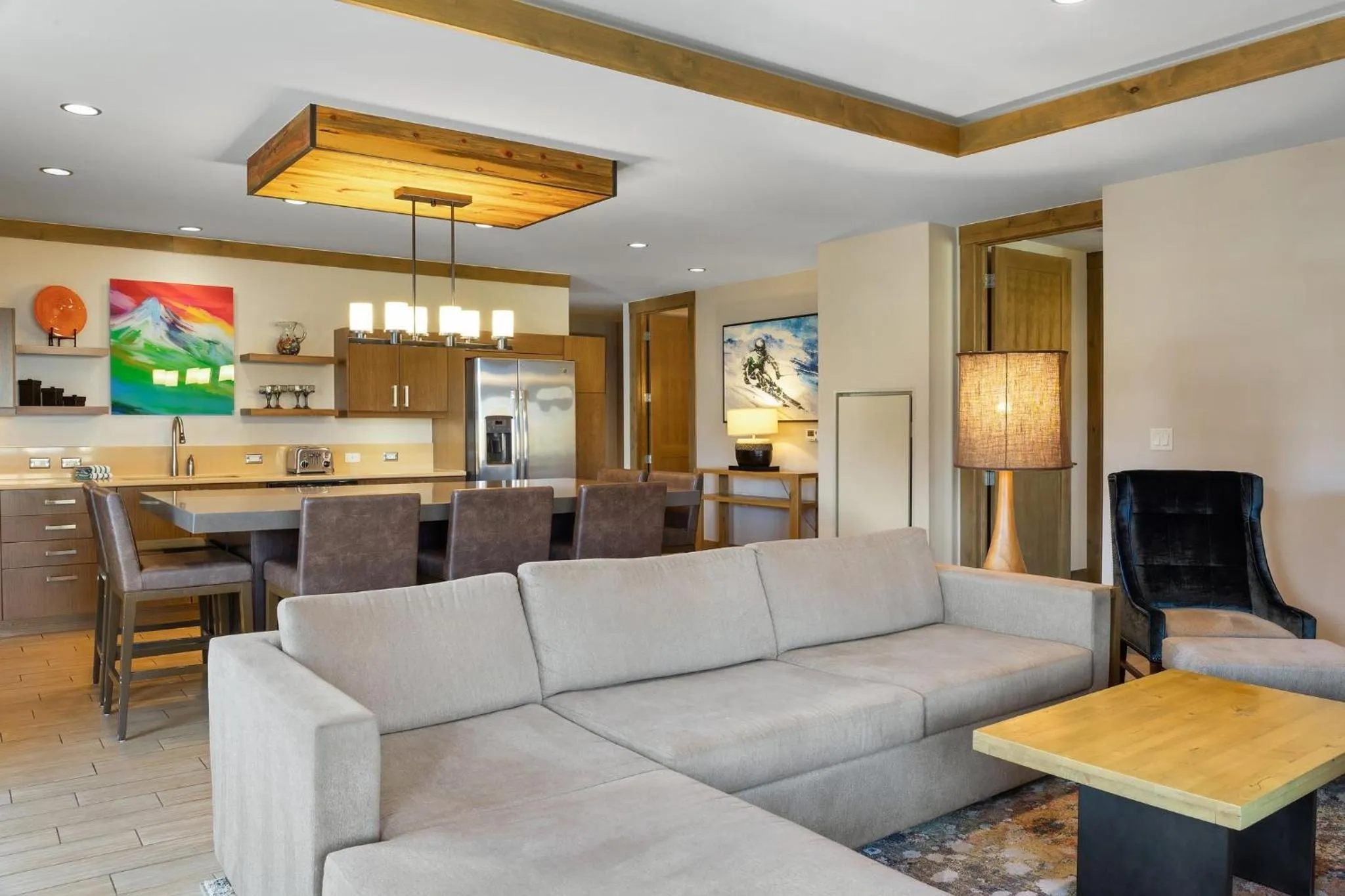 Living room in Club Wyndham Resort at Avon