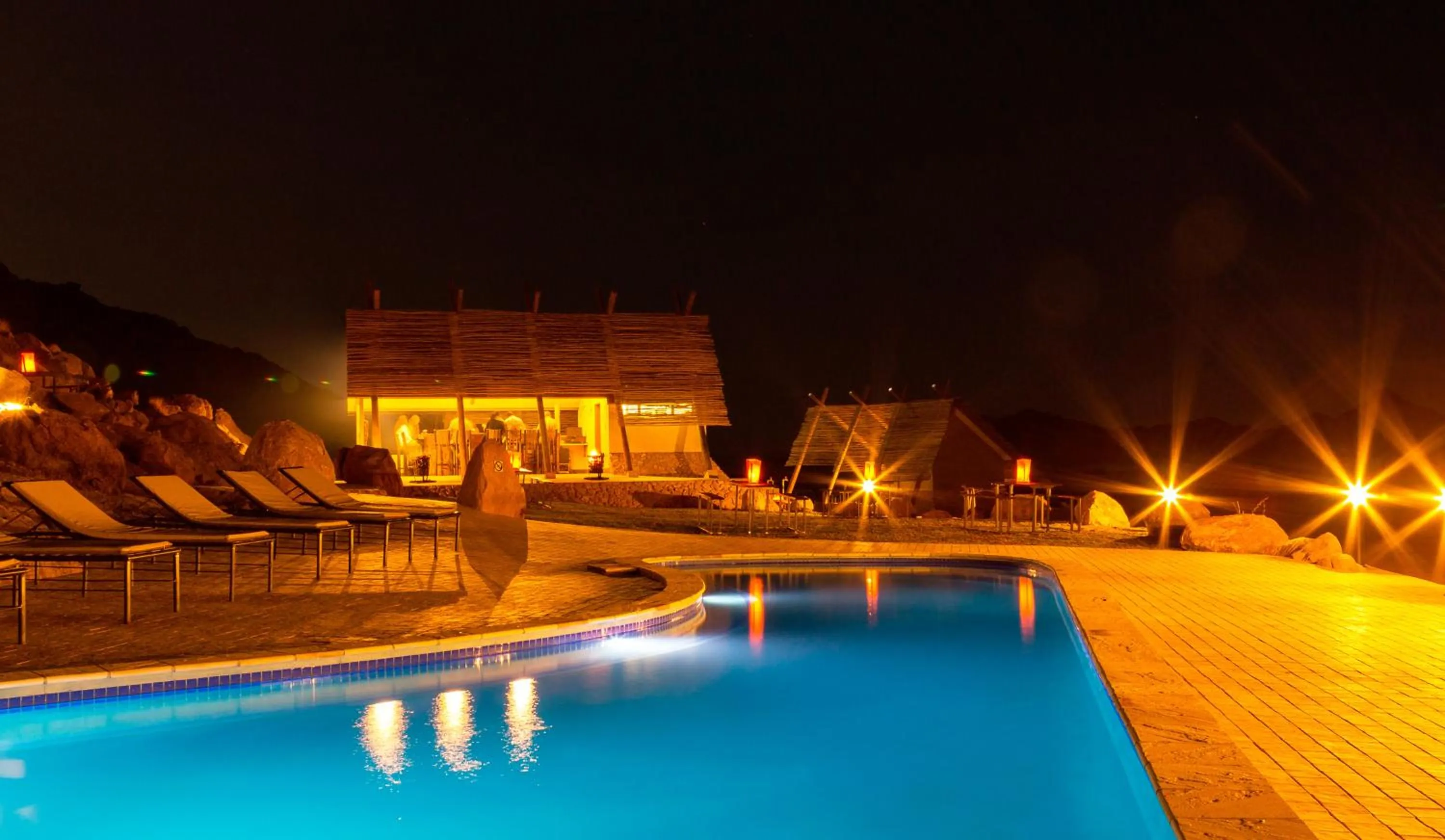 Swimming pool in Desert Quiver Camp