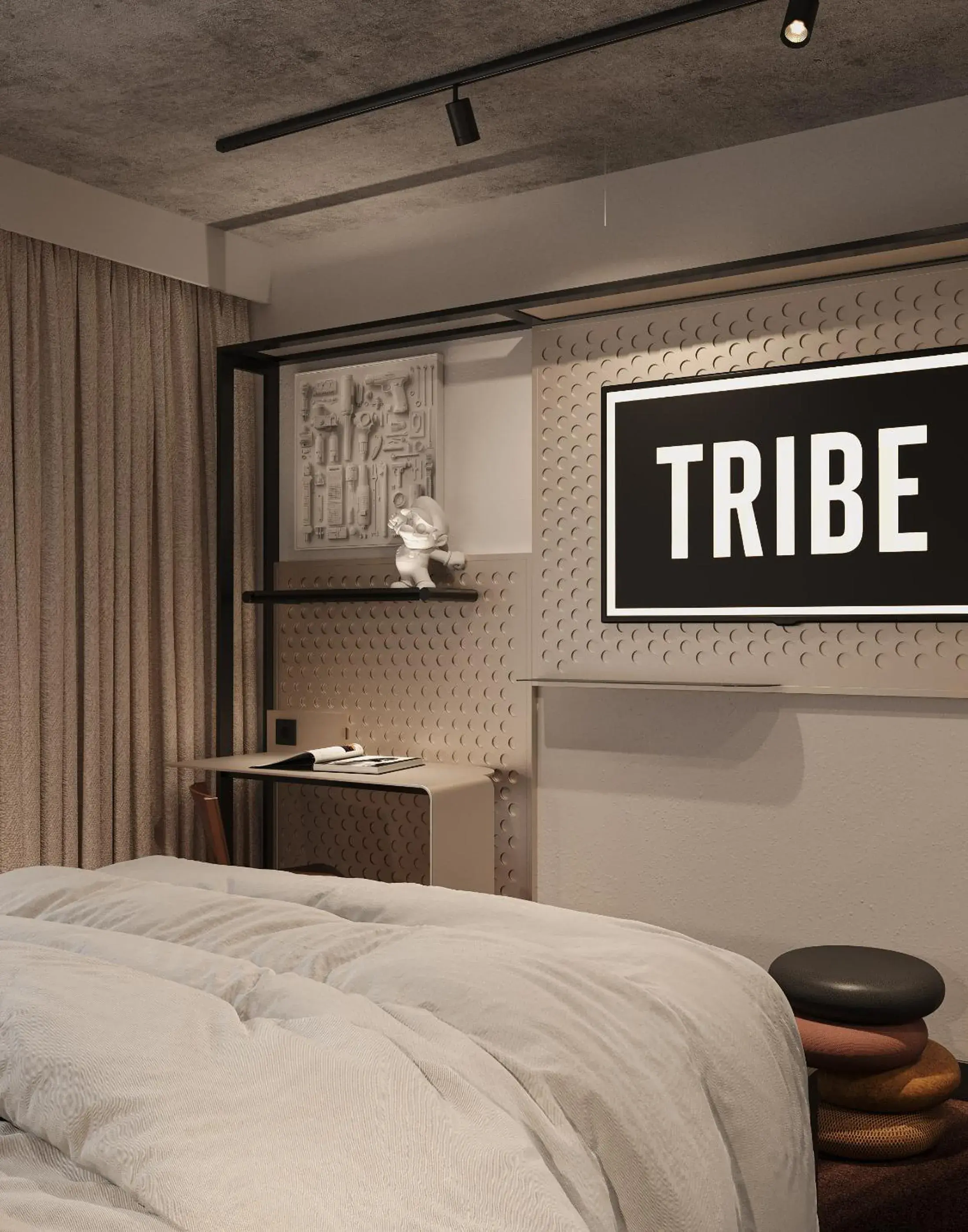 Classic Room With Two Single Beds in TRIBE PARIS SURESNES Classic Room With Two Single Beds in TRIBE PARIS SURESNES