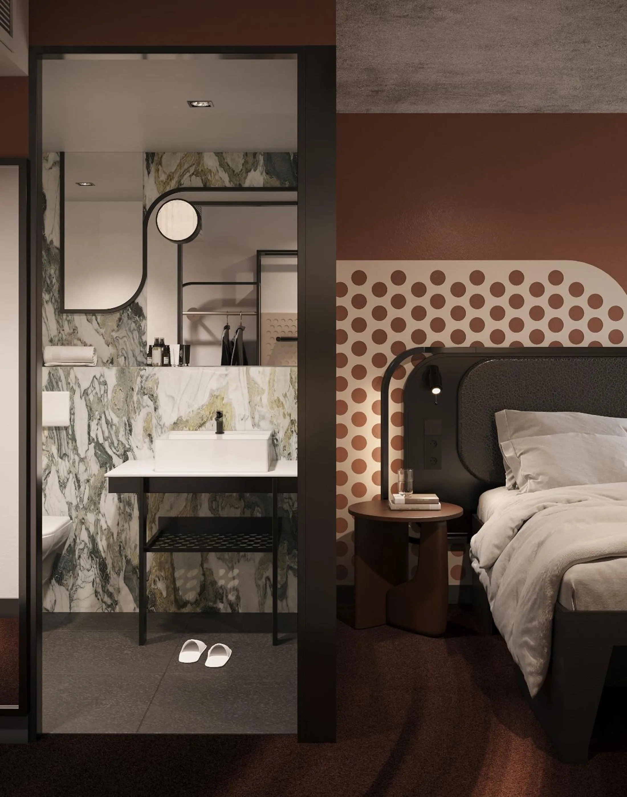 Classic Room With Two Single Beds in TRIBE PARIS SURESNES