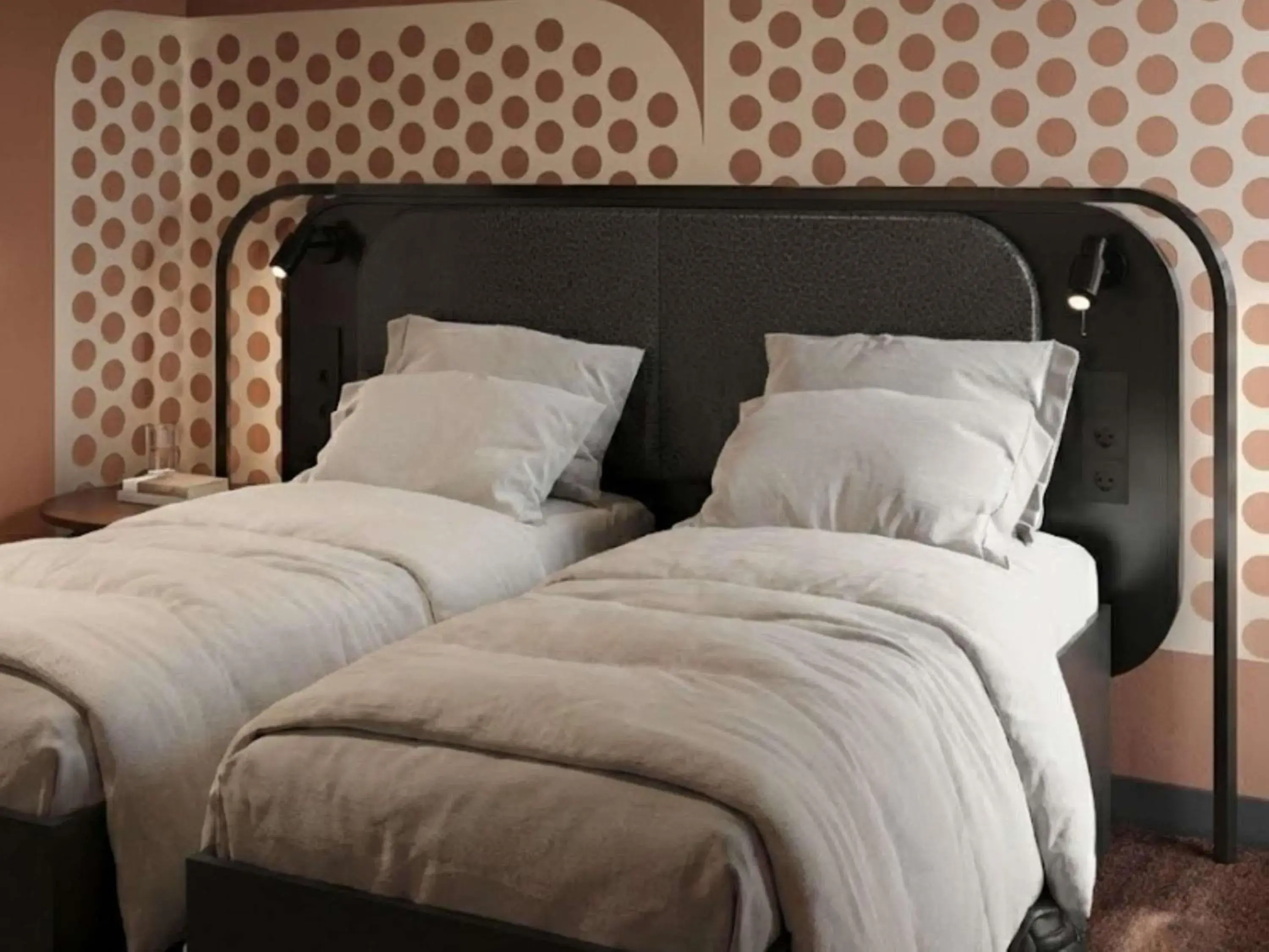 TRIBE Comfort Twin with Balcony in TRIBE PARIS SURESNES TRIBE Comfort Twin with Balcony in TRIBE PARIS SURESNES