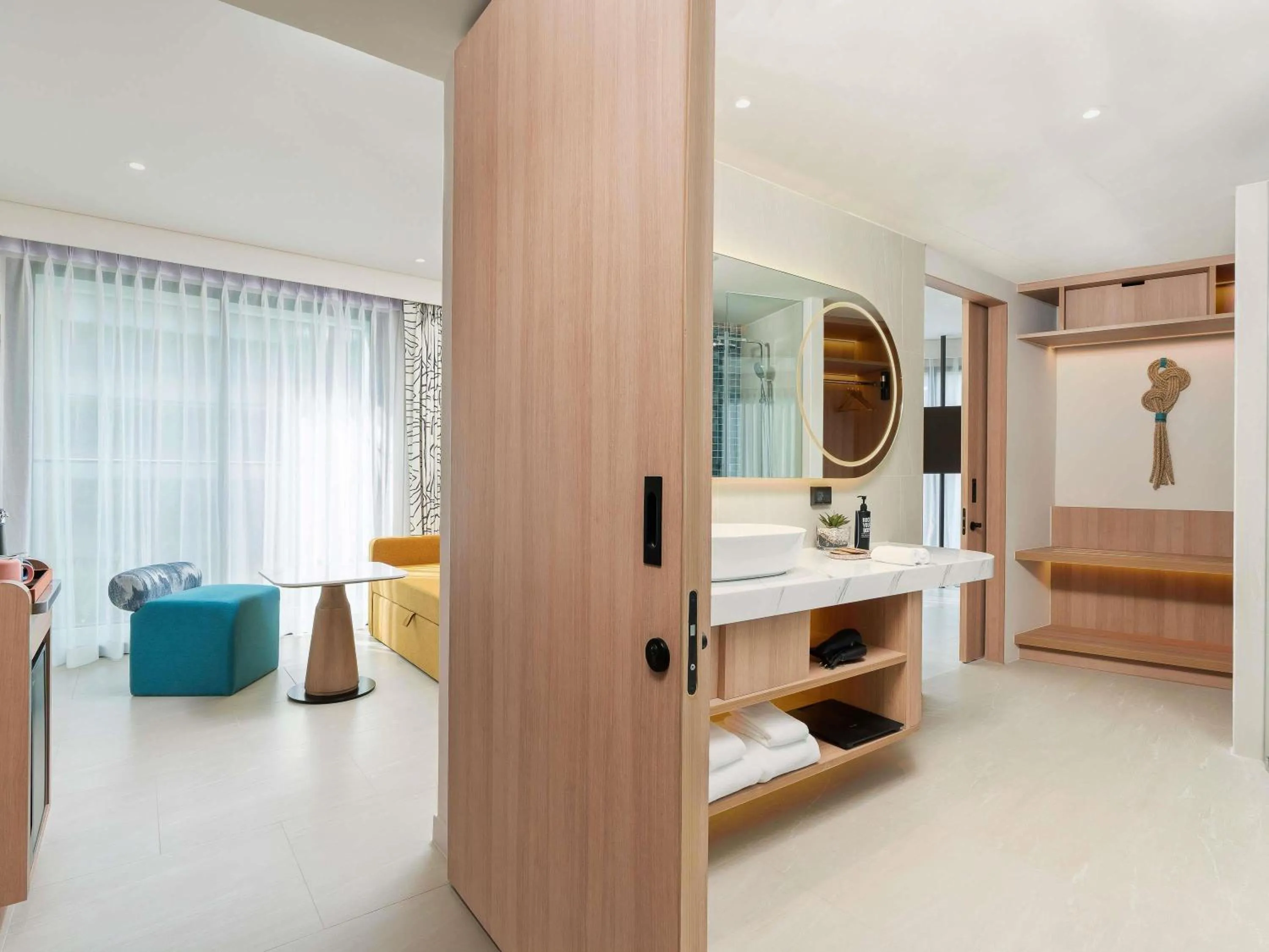 Corner Suite with One Double Bed and Sofa Bed in ibis Styles Phuket Bangtao