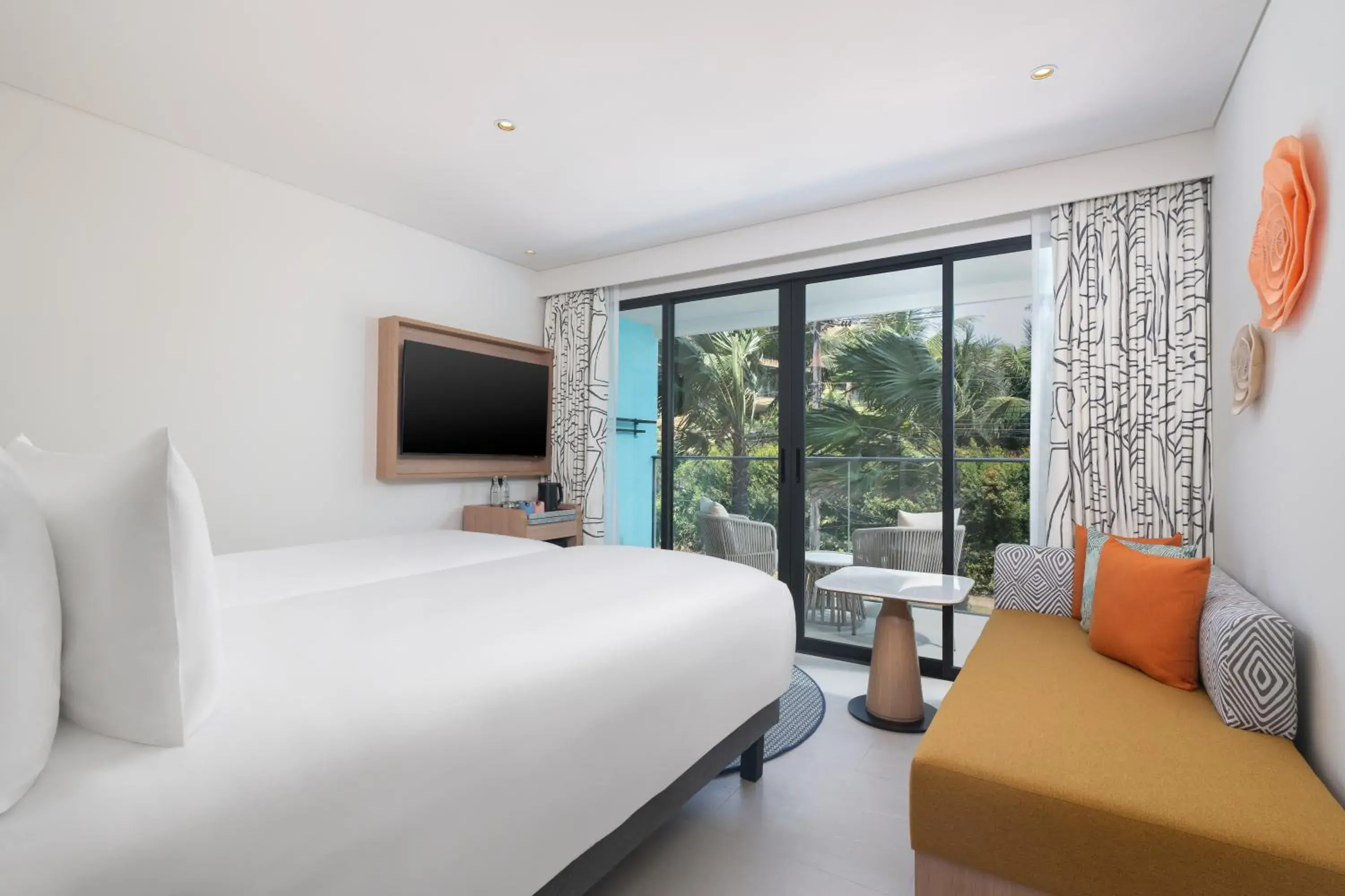 Premium Twin Room with City View, Balcony and Sofa Bed in ibis Styles Phuket Bangtao Premium Twin Room with City View, Balcony and Sofa Bed in ibis Styles Phuket Bangtao