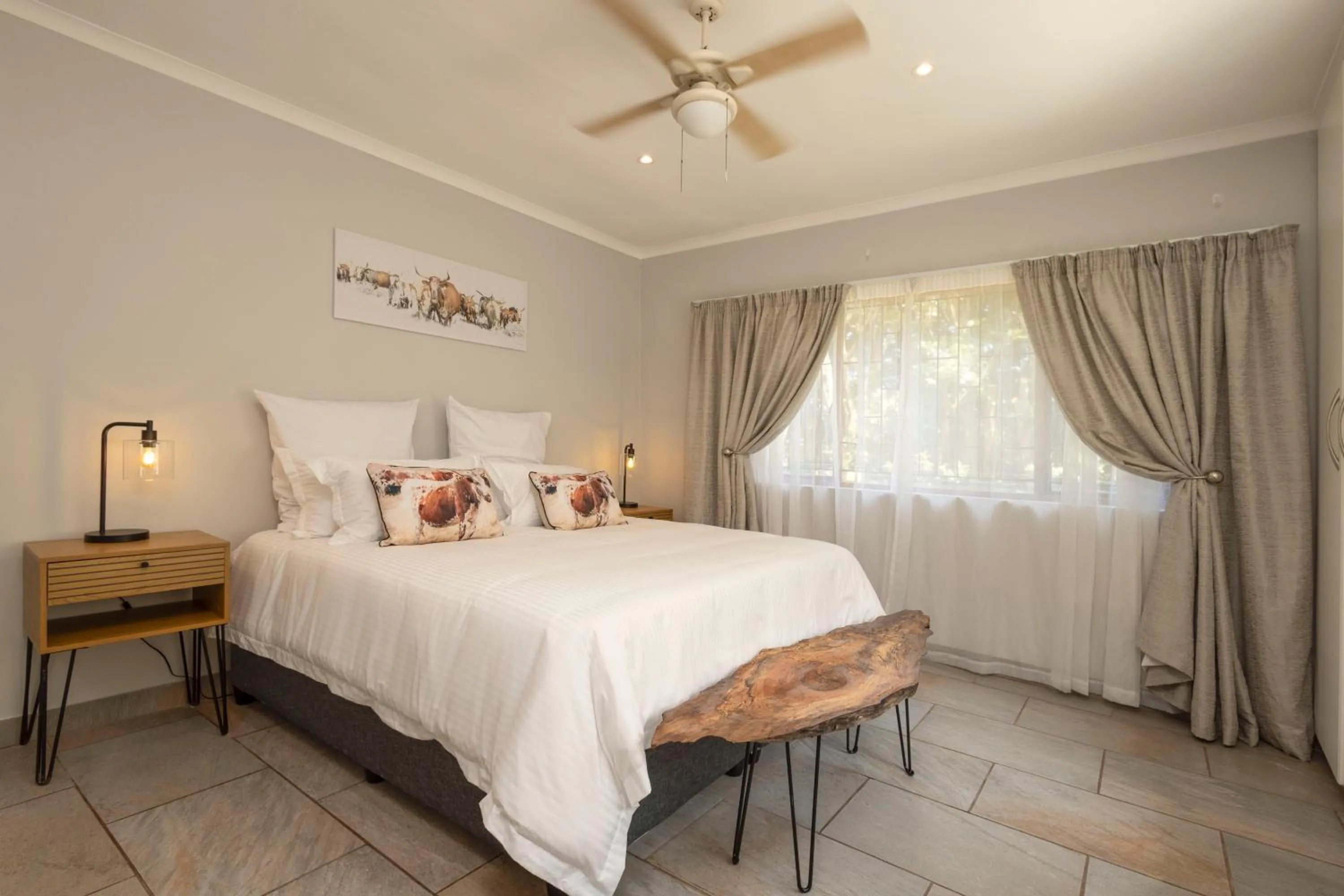 Bed in The Old Stone House