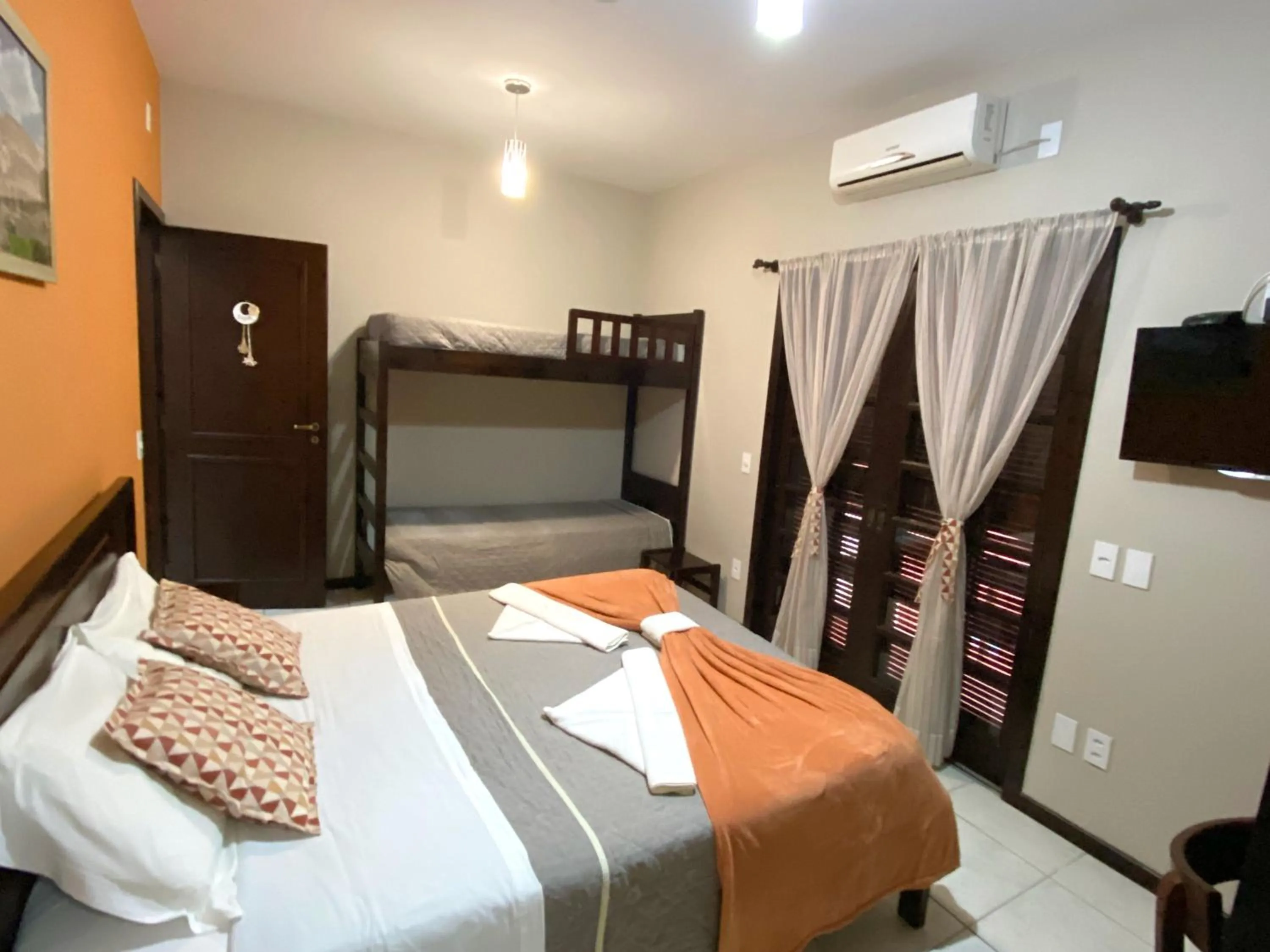 Bedroom, Bed in Pousada Canasvieiras