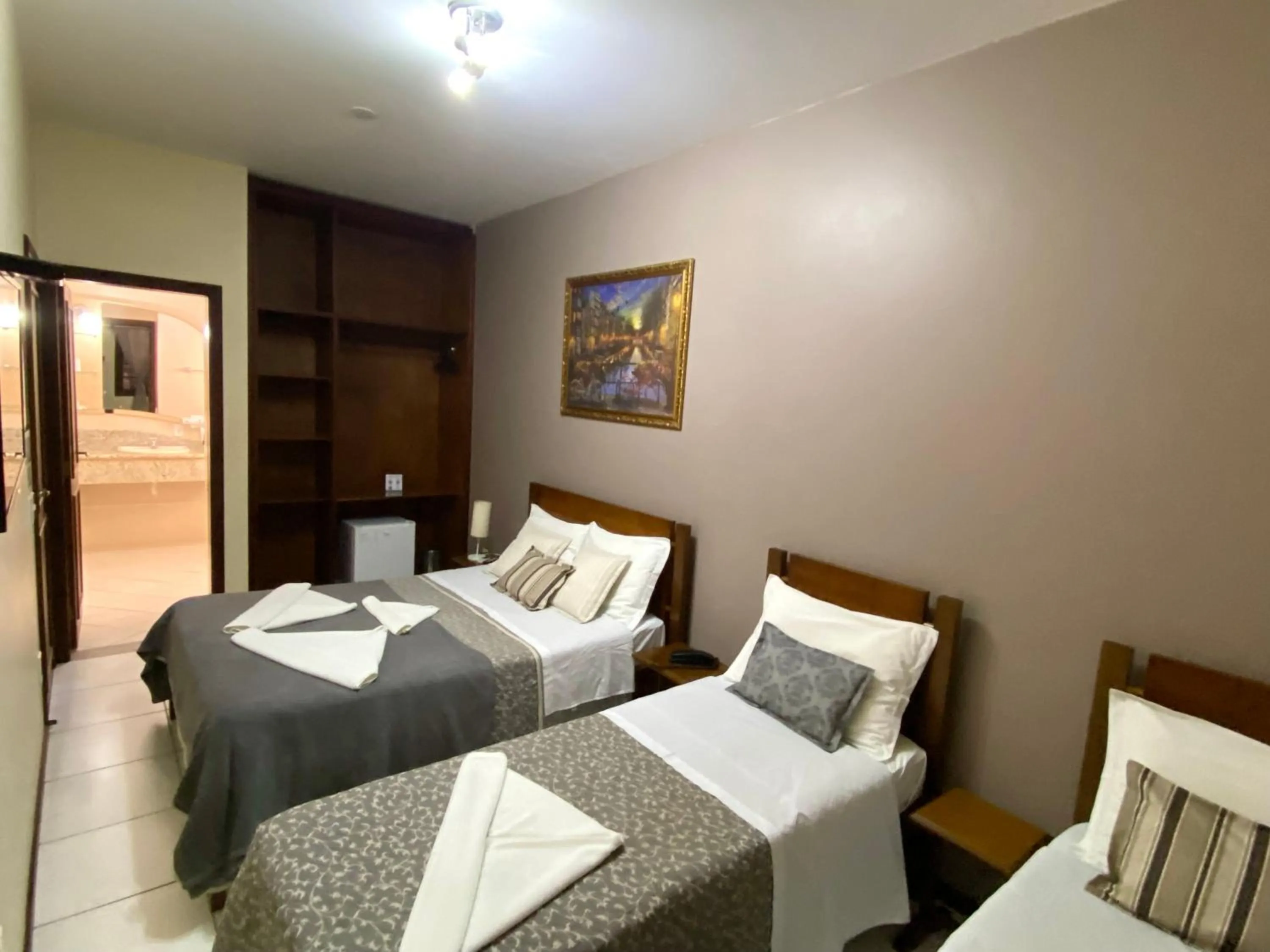 View (from property/room), Bed in Pousada Canasvieiras