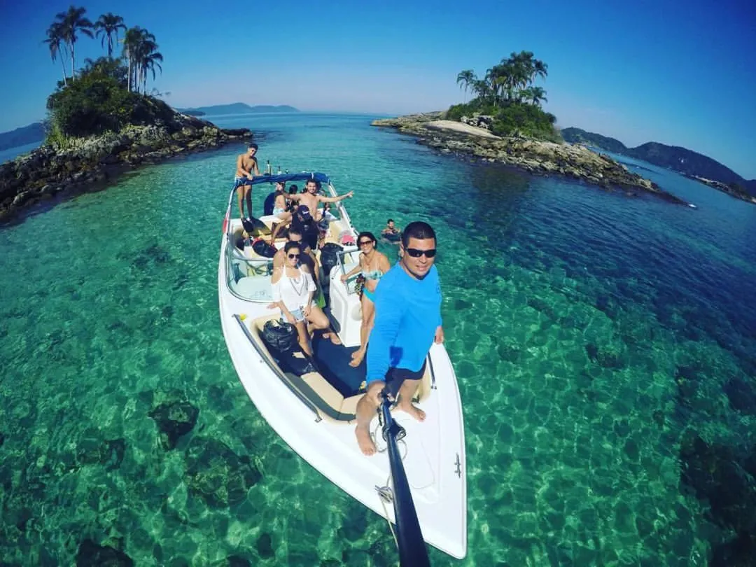 group of guests in Pousada Arco Íris