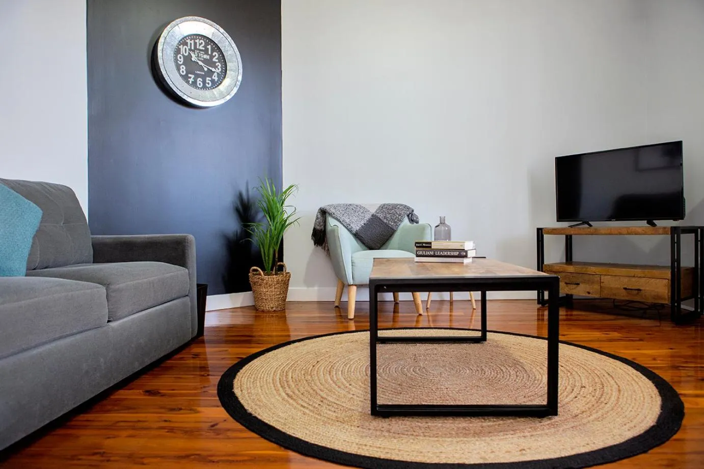 Living room in Revive Central Apartments