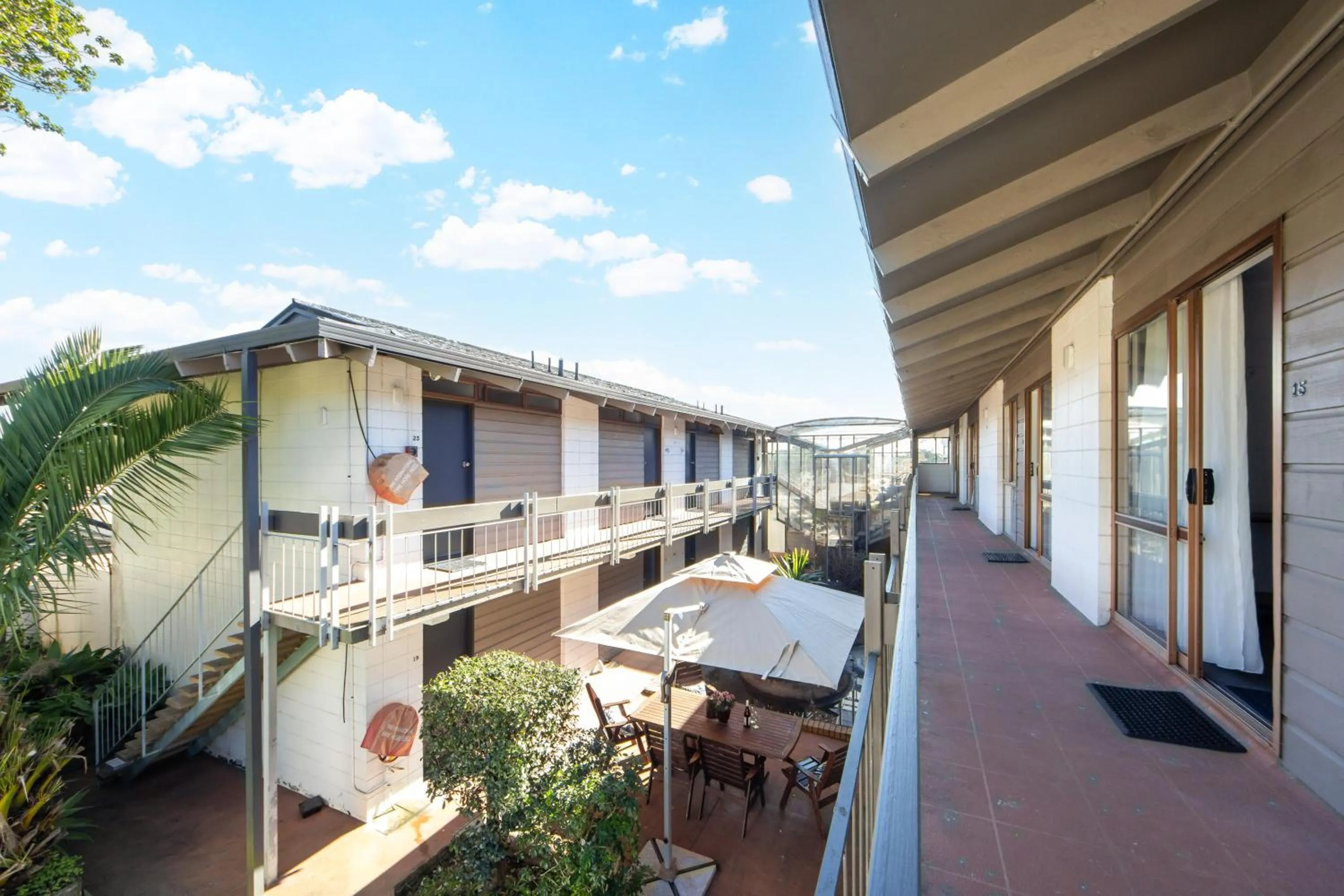 Balcony/Terrace in Epsom Motel