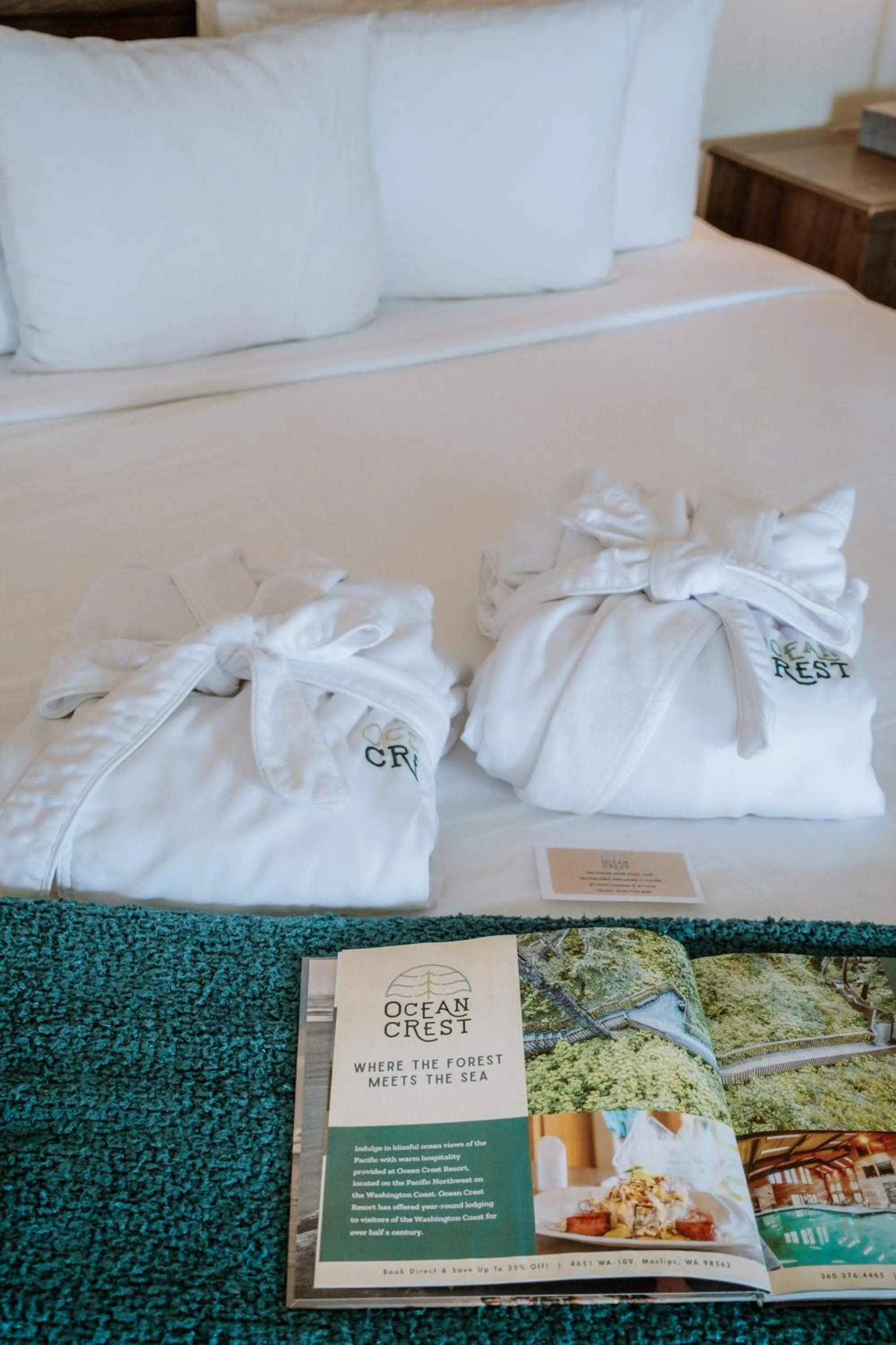 Bed in Ocean Crest Resort