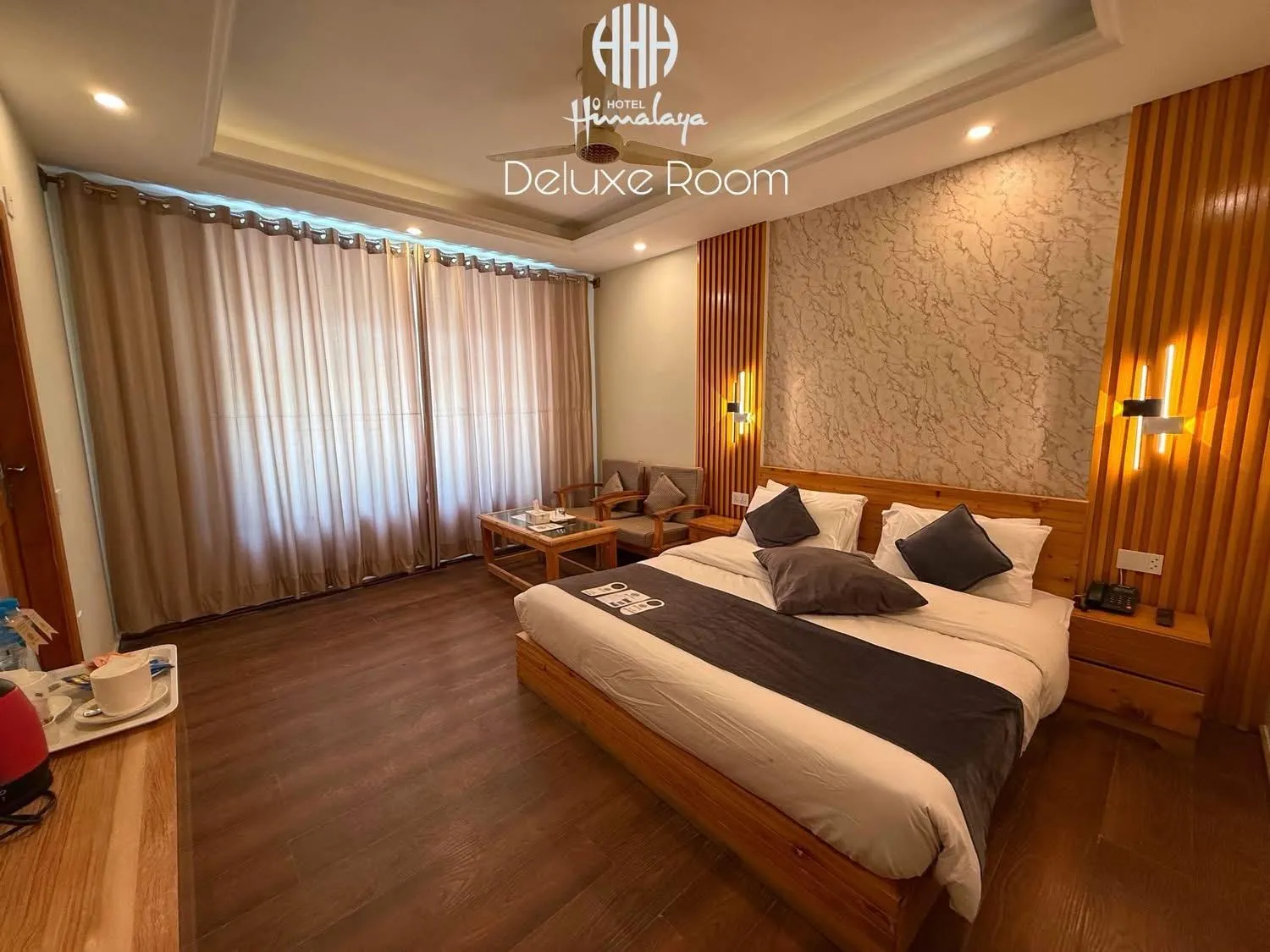 Bed in Hotel Himalaya Skardu