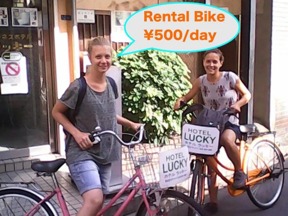 Cycling in Hotel Lucky