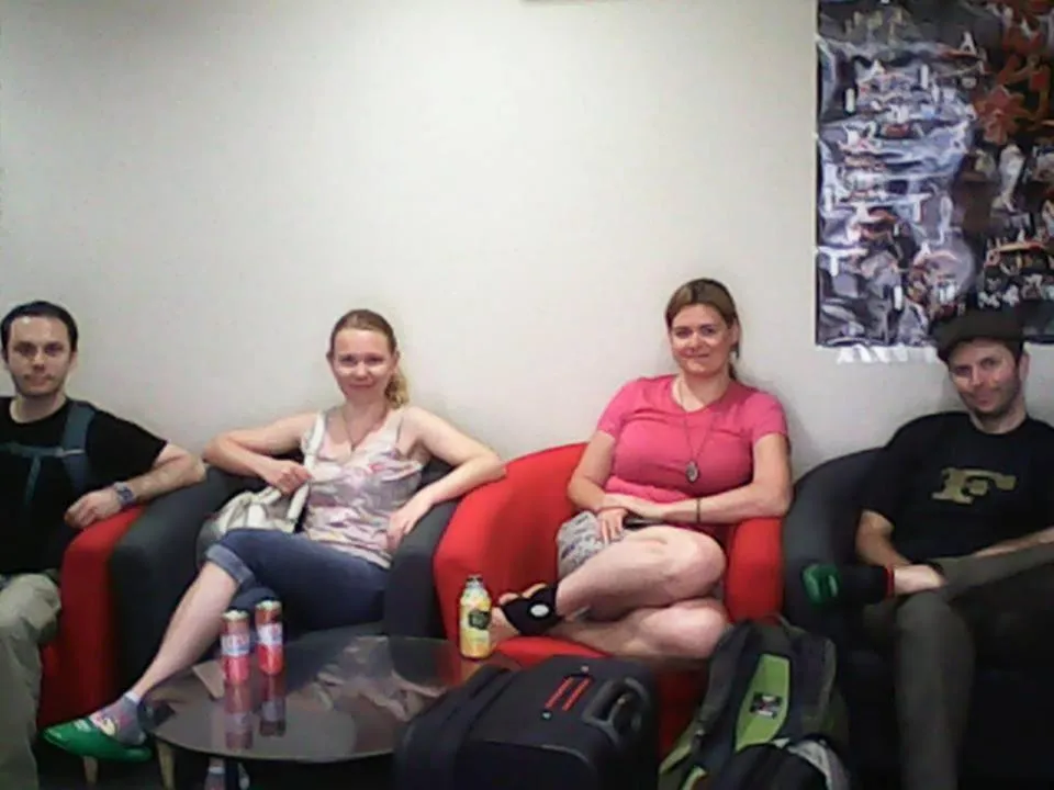 group of guests in Hotel Lucky