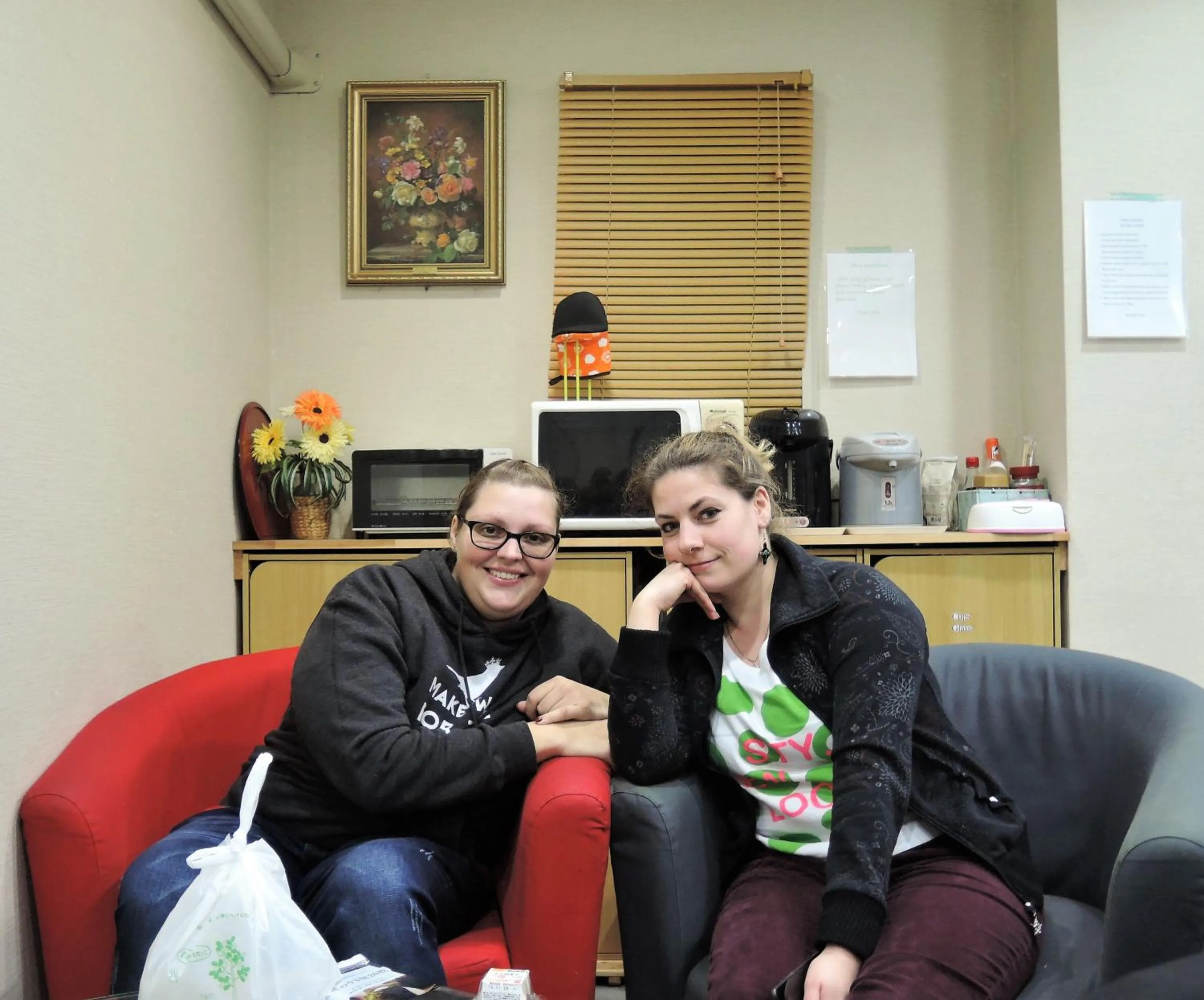 People in Hotel Lucky