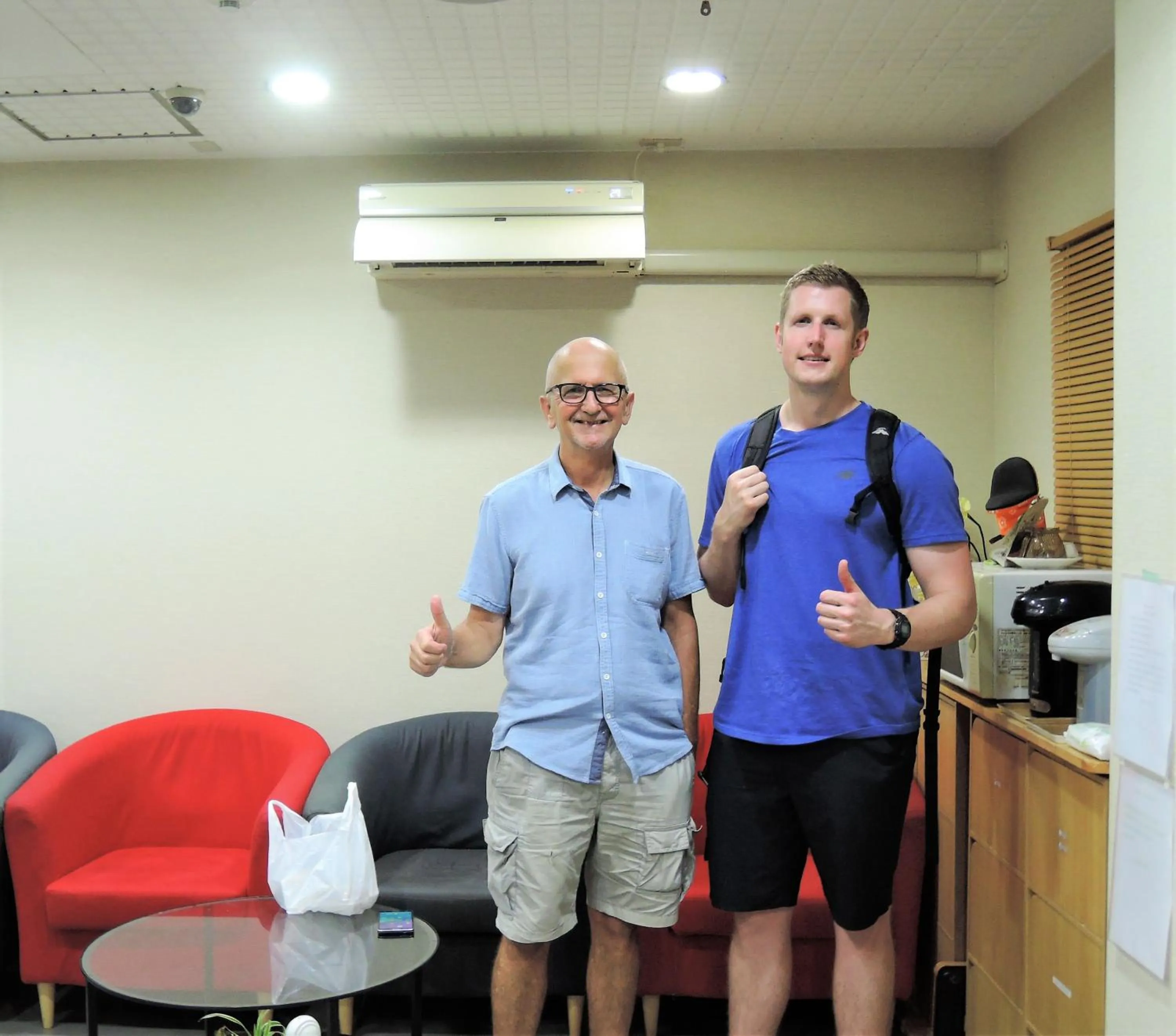 Guests in Hotel Lucky