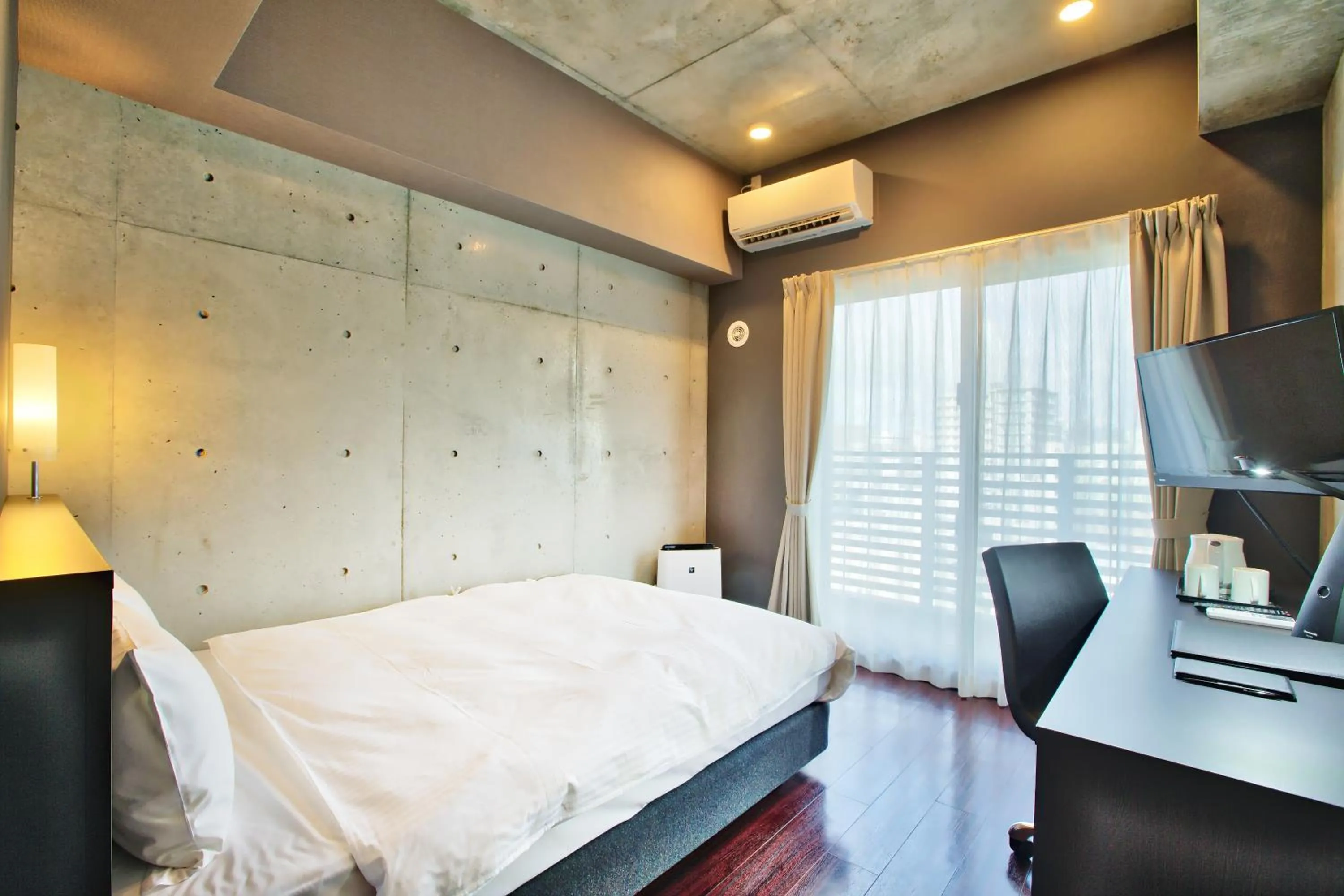 Photo of the whole room, Bed in NAHA-WEST INN