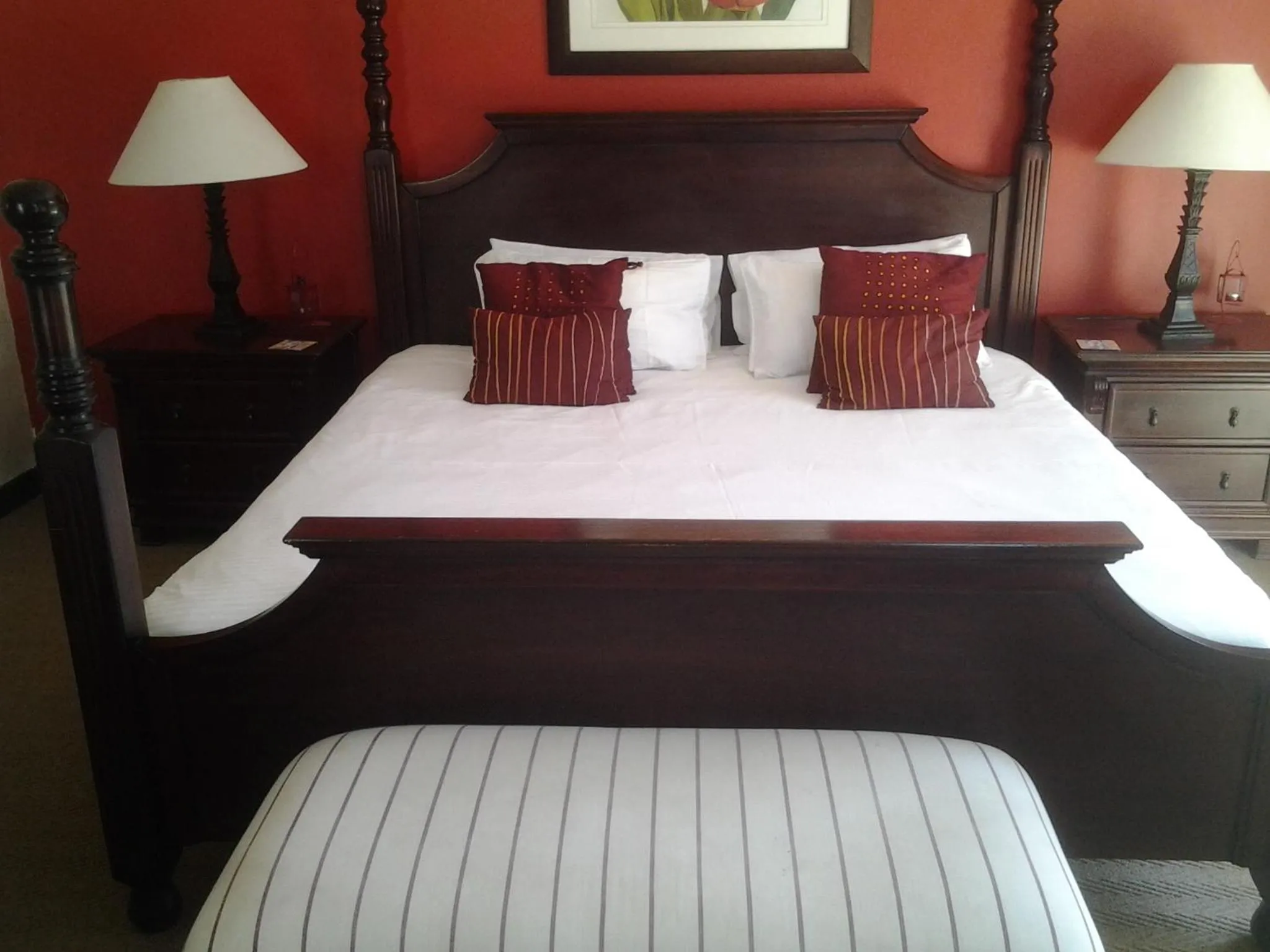 Bed in Fairways Hotel