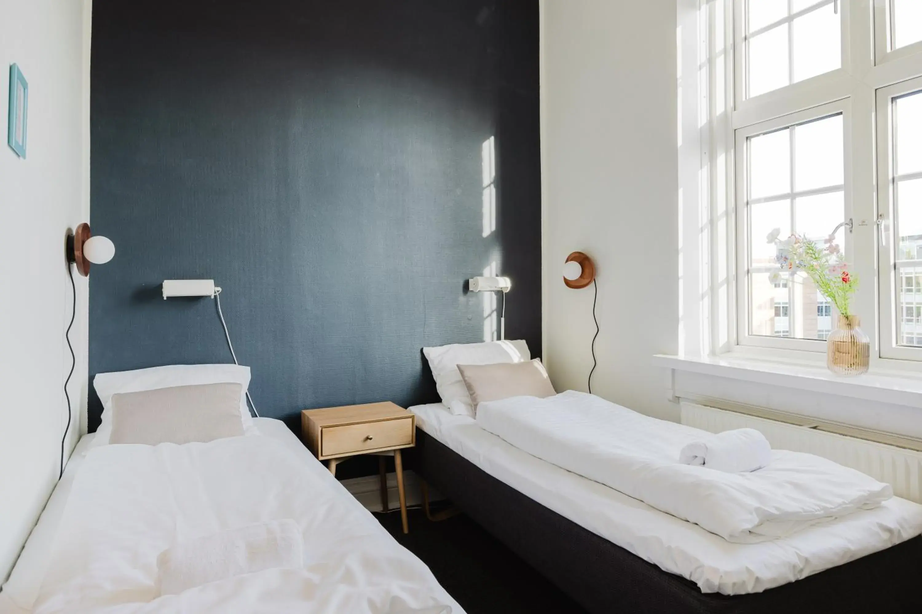 Twin Room with Private Bathroom in Nomad City Hotel - Odense Twin Room with Private Bathroom in Nomad City Hotel - Odense