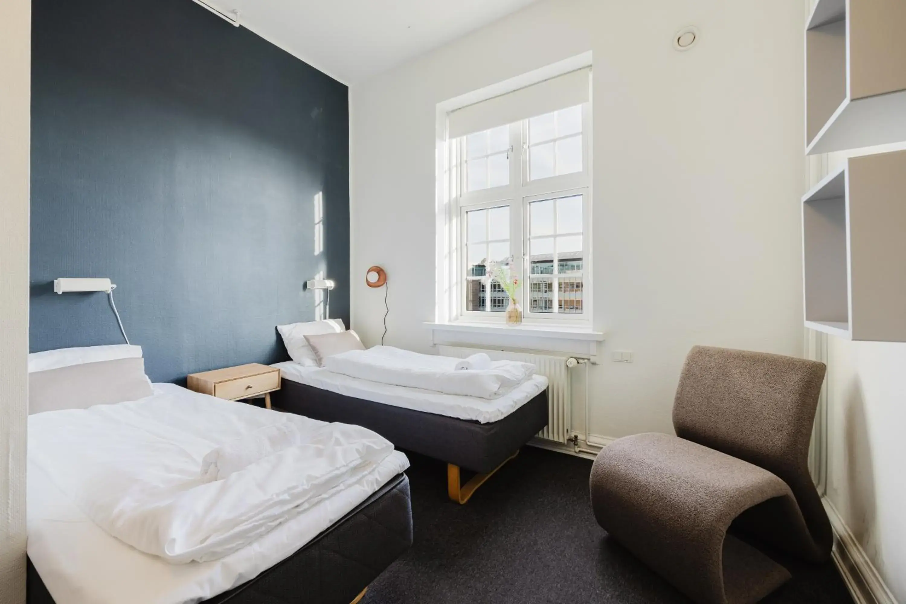 Twin Room with Private Bathroom in Nomad City Hotel - Odense Twin Room with Private Bathroom in Nomad City Hotel - Odense