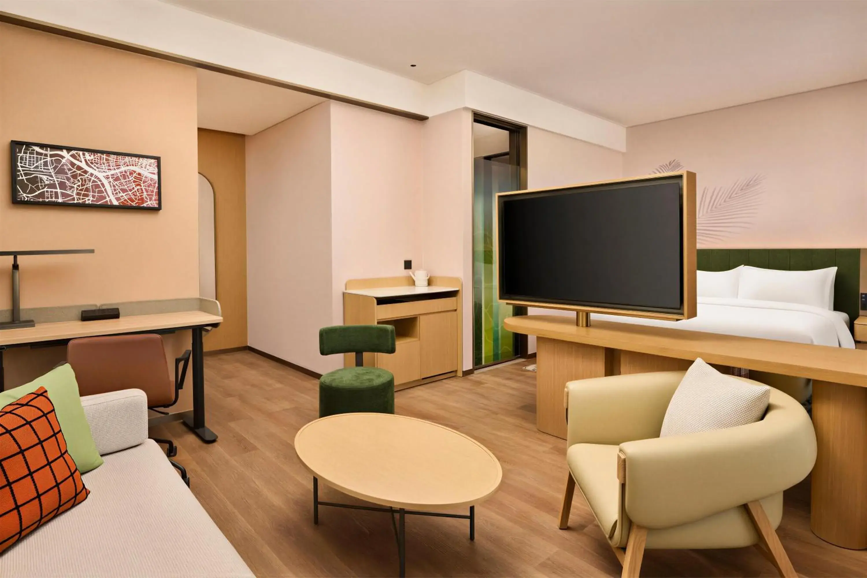 Premium King Room in Hilton Garden Inn Guangzhou Tianhe Fenghuang Premium King Room in Hilton Garden Inn Guangzhou Tianhe Fenghuang