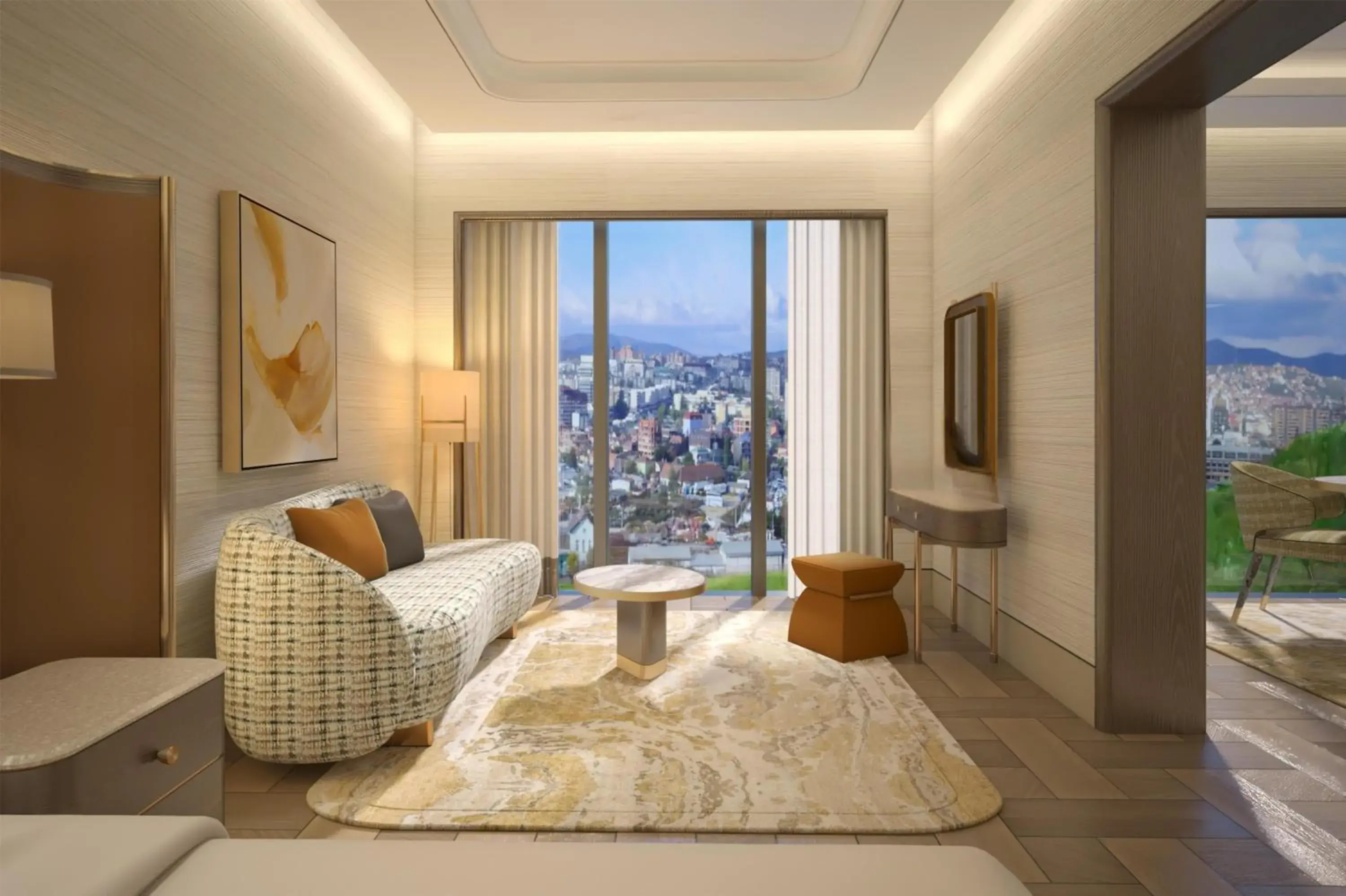 One-Bedroom Corner King Suite in Hilton Prishtina One-Bedroom Corner King Suite in Hilton Prishtina