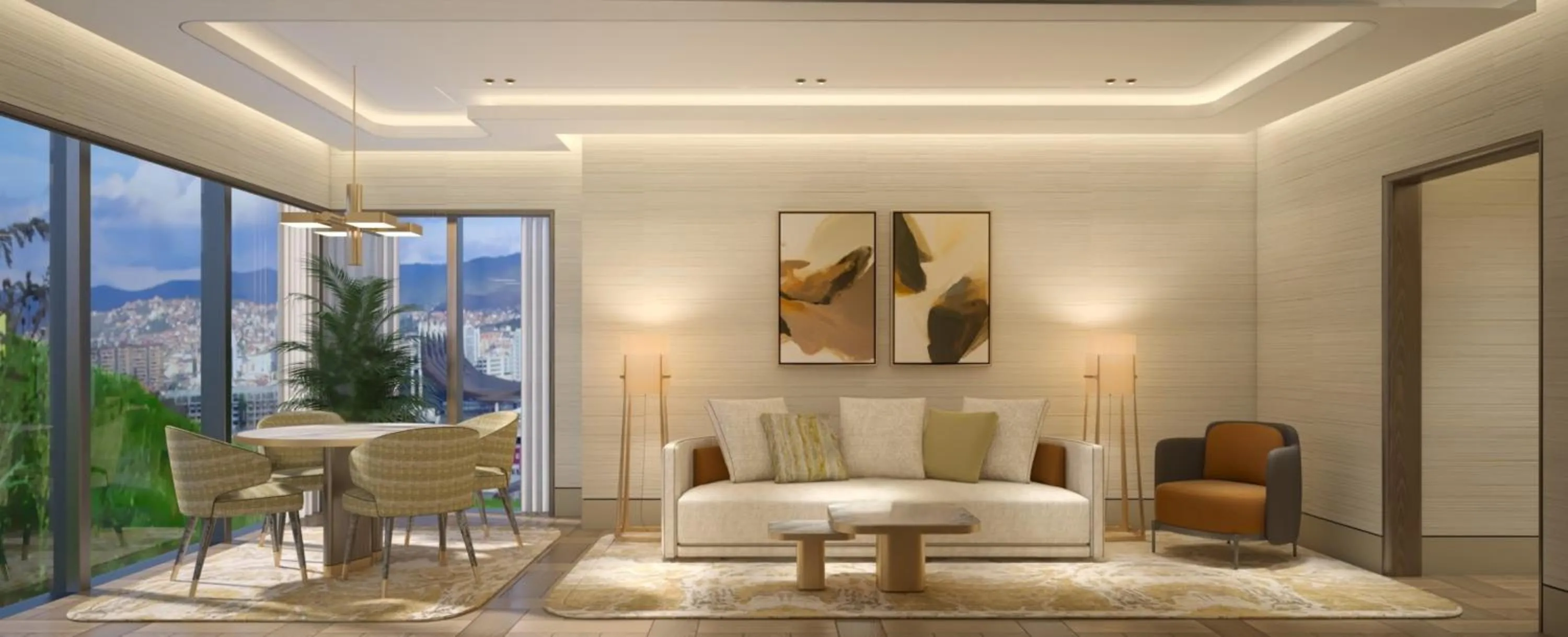 Corner Junior King Suite in Hilton Prishtina