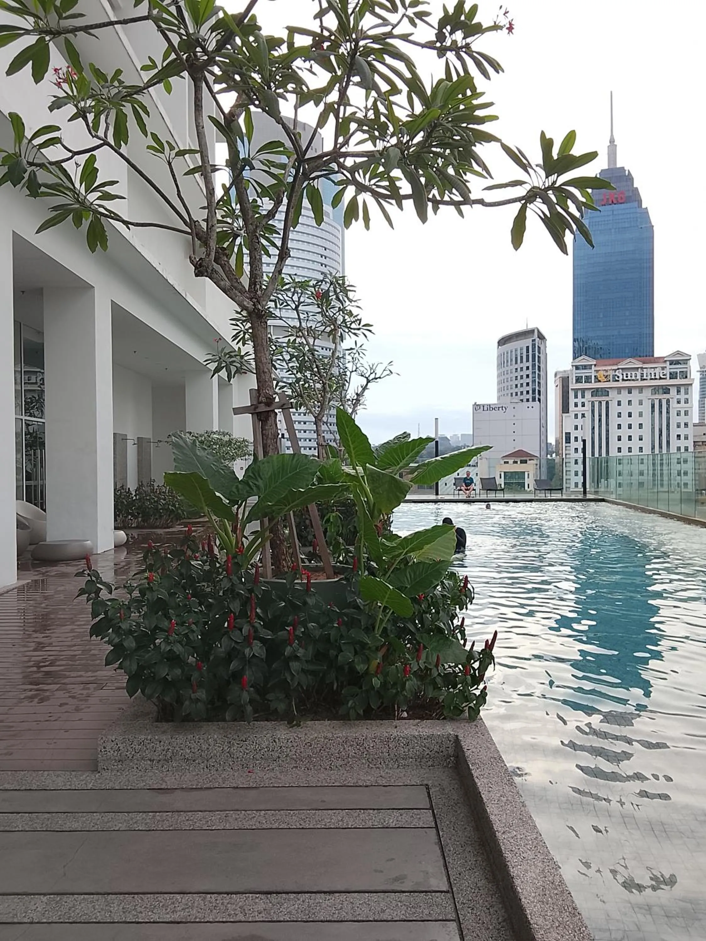 Swimming pool in Quill Luxury Suites KLCC