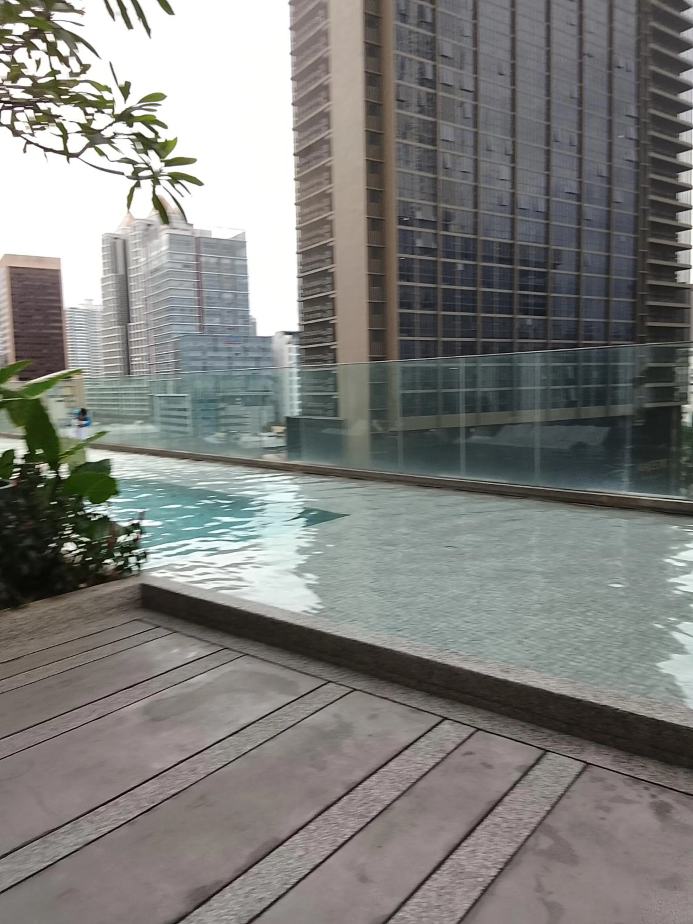 Swimming pool in Quill Luxury Suites KLCC
