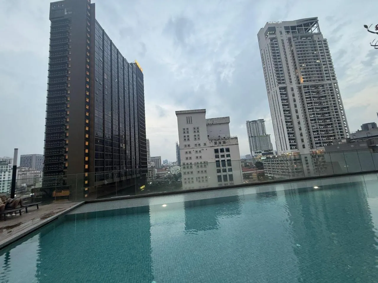 Swimming pool in Quill Luxury Suites KLCC