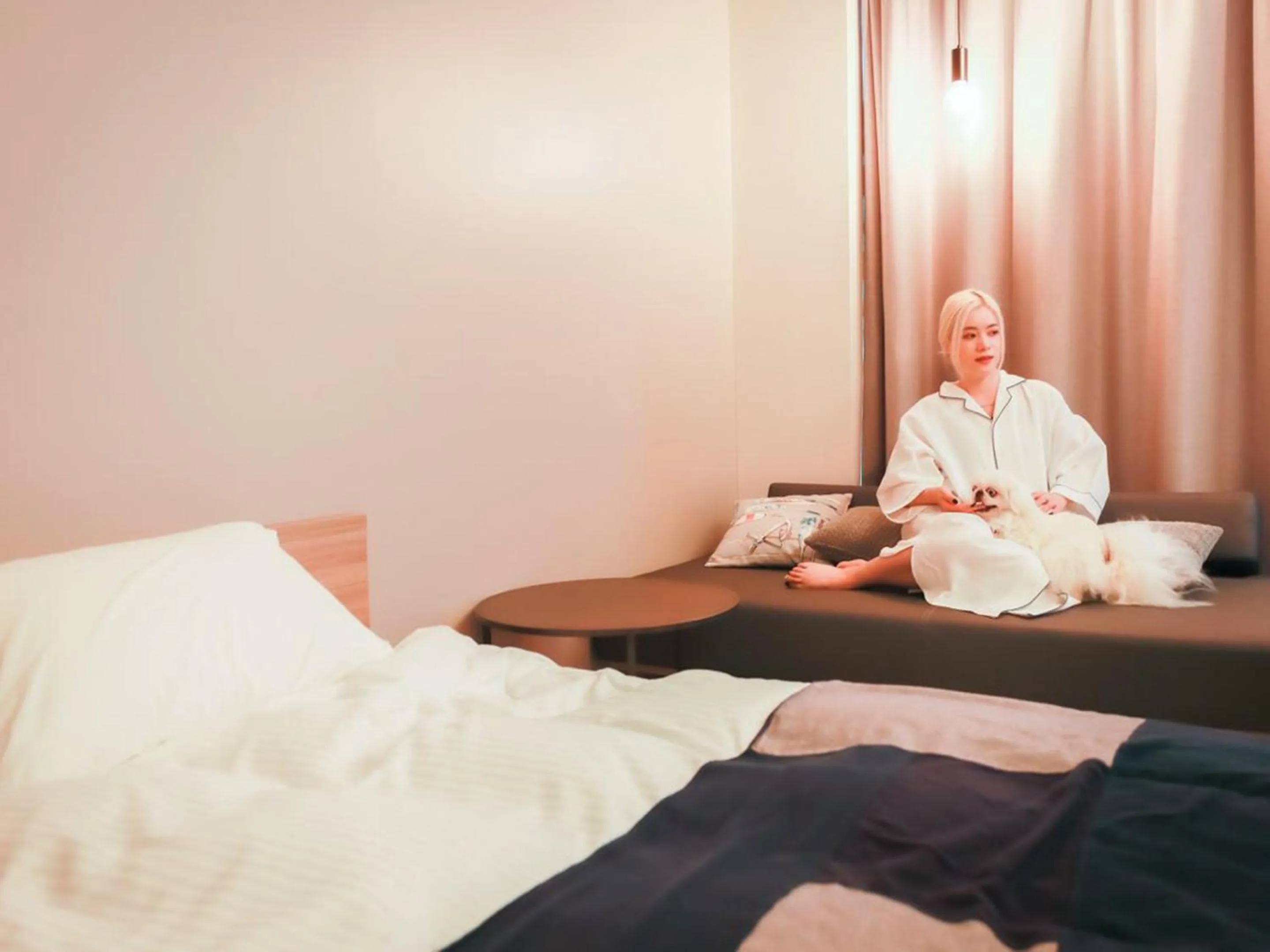 Bed in Osaka Hokko Marina HULL