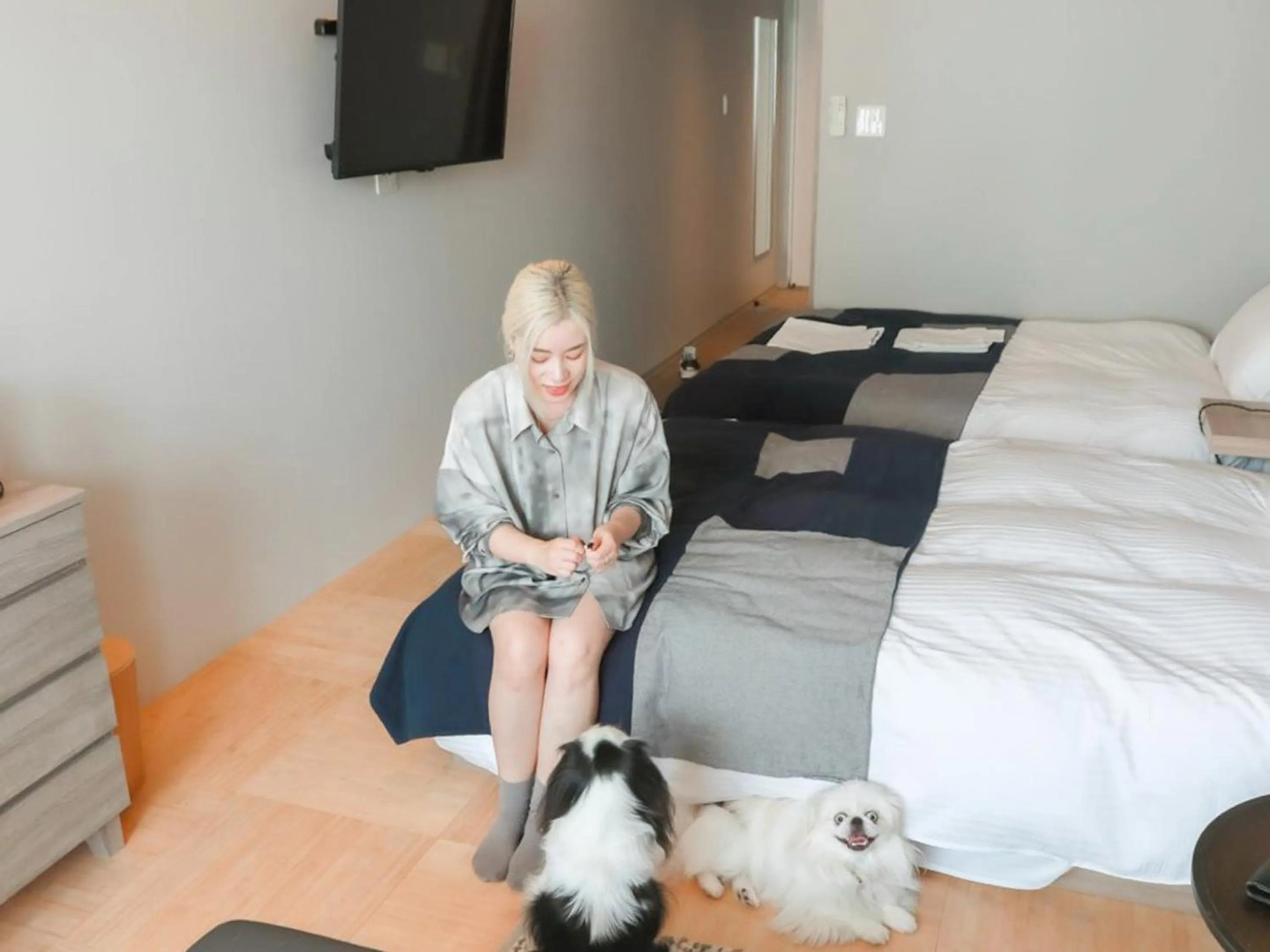 Bed in Osaka Hokko Marina HULL