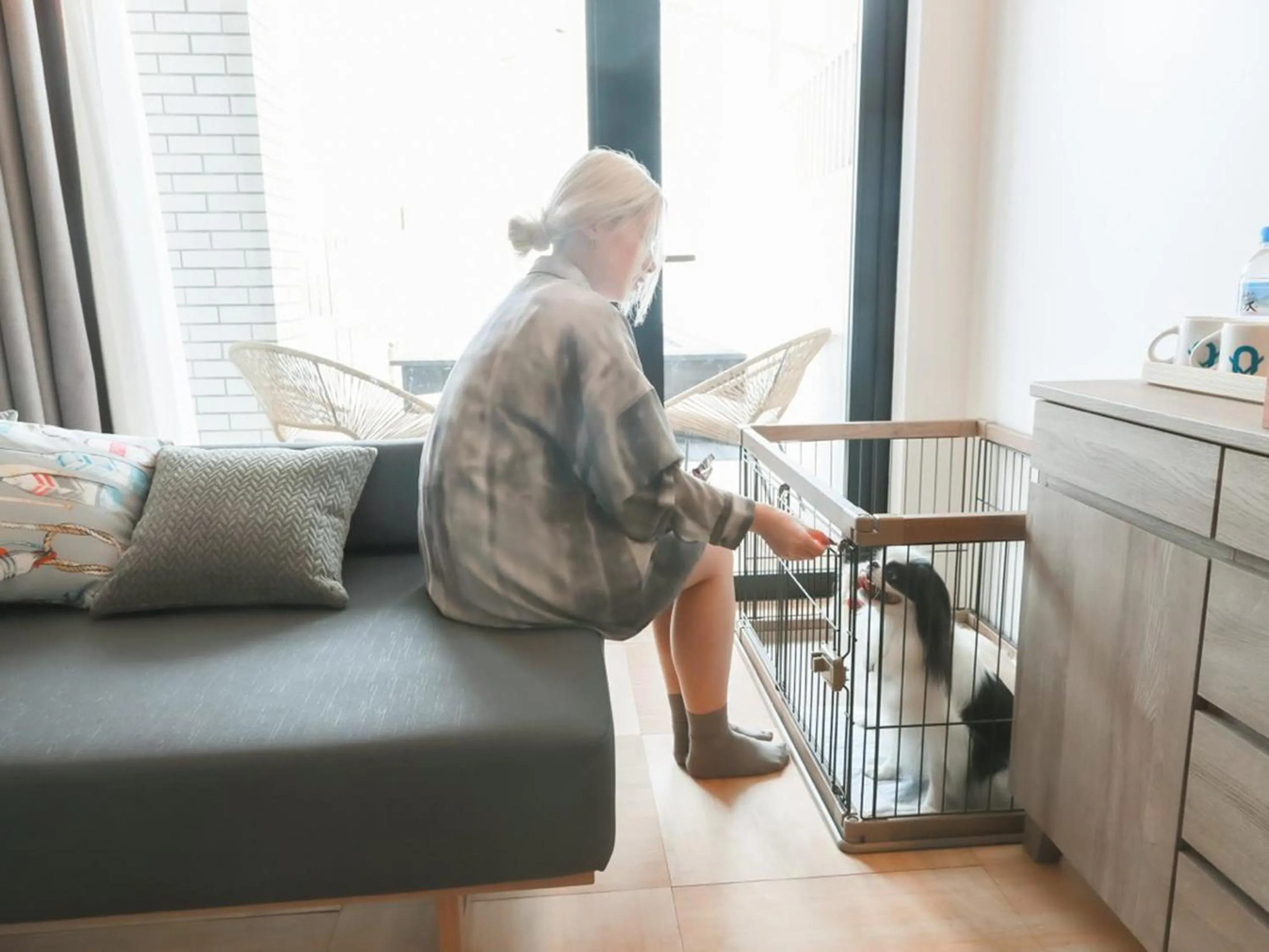 People in Osaka Hokko Marina HULL