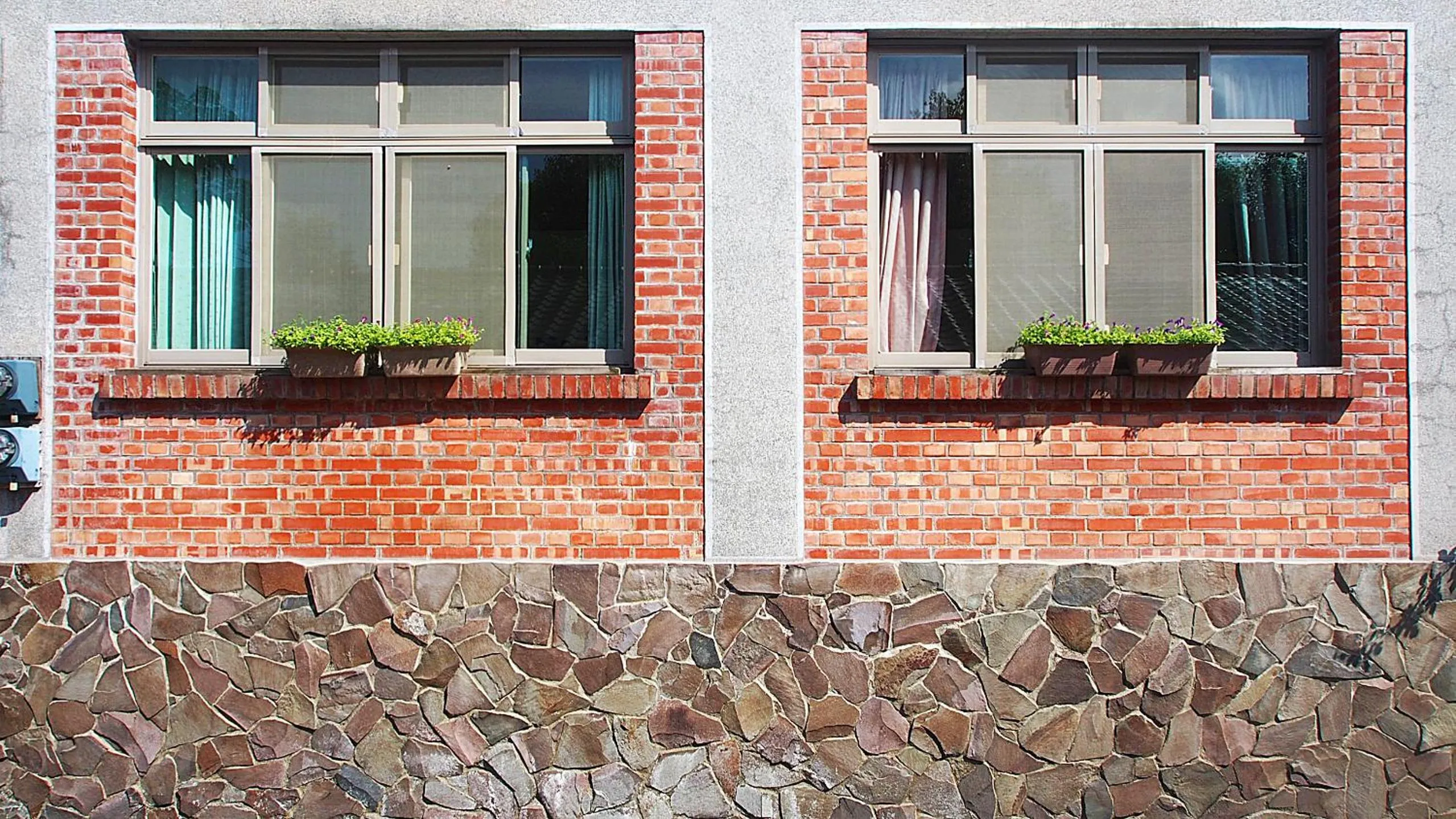 Facade/entrance in Red Brick Villas