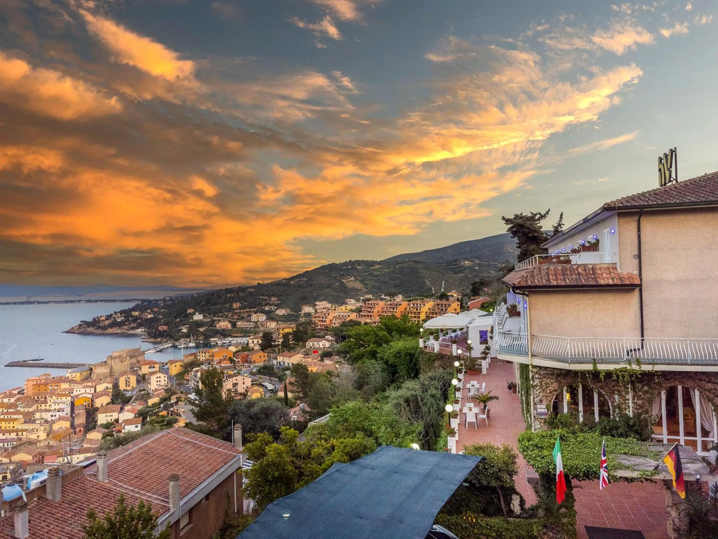 Bird's eye view in Hotel Vittoria