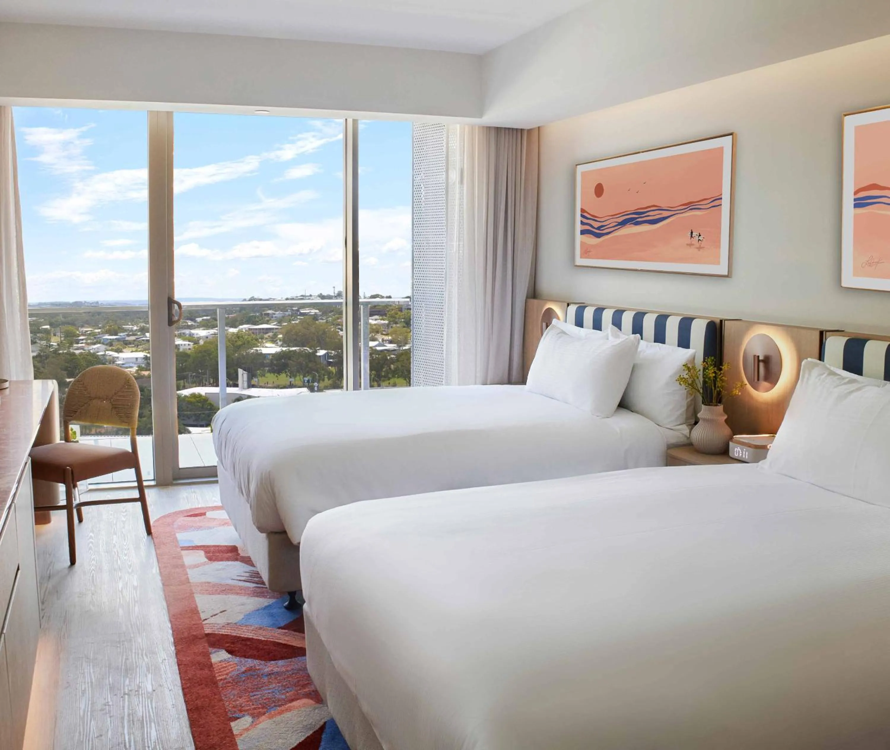 Deluxe Twin Room in Avani Mooloolaba Beach Hotel