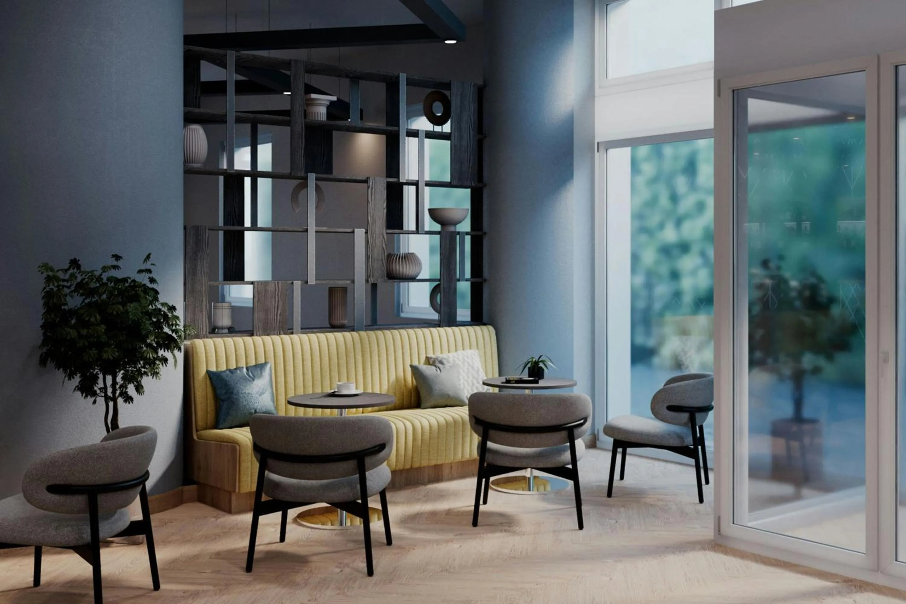 Lounge or bar in Four Points Flex by Sheraton Bologna Airport
