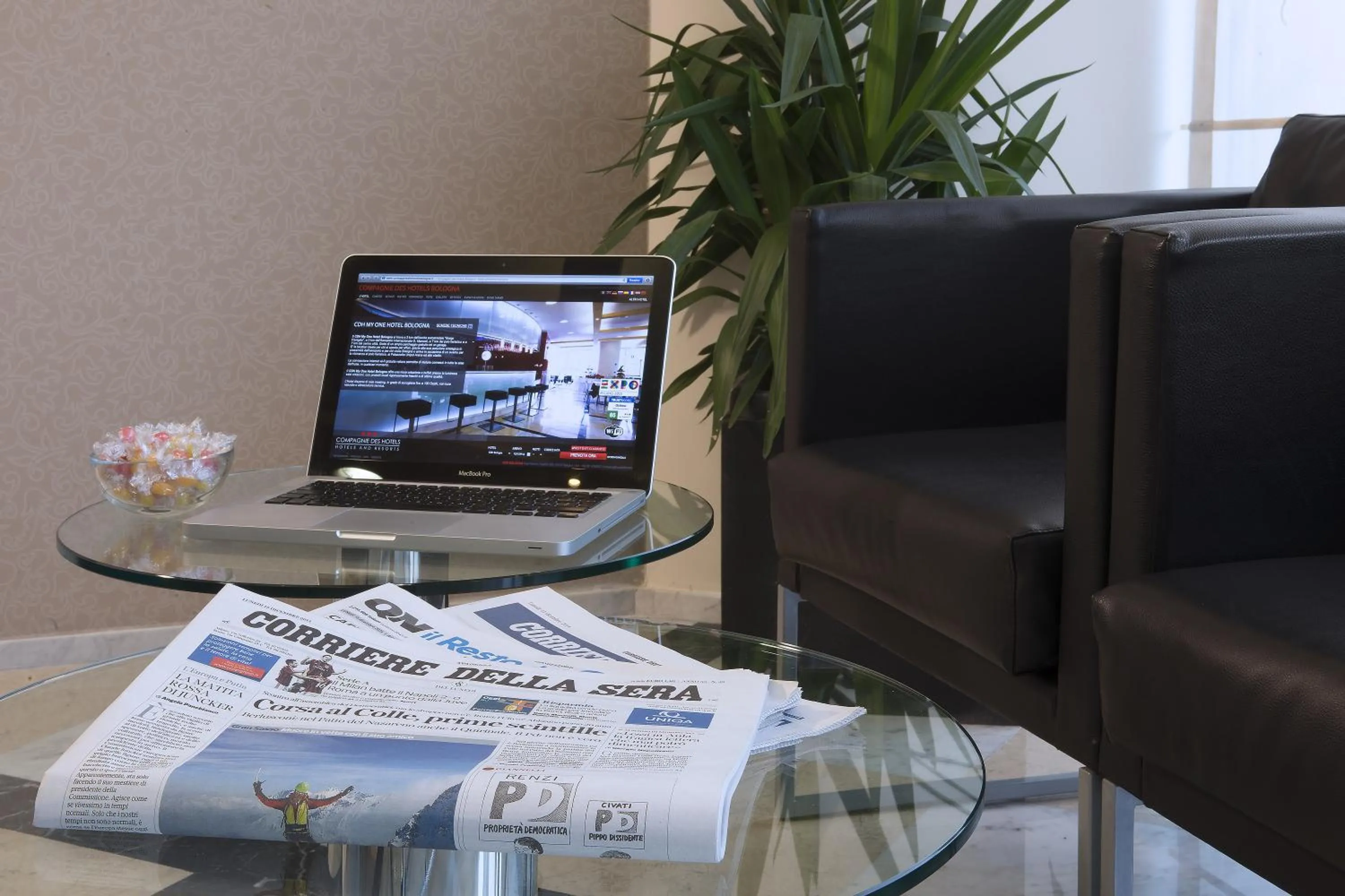 Lobby or reception in My One Hotel Bologna