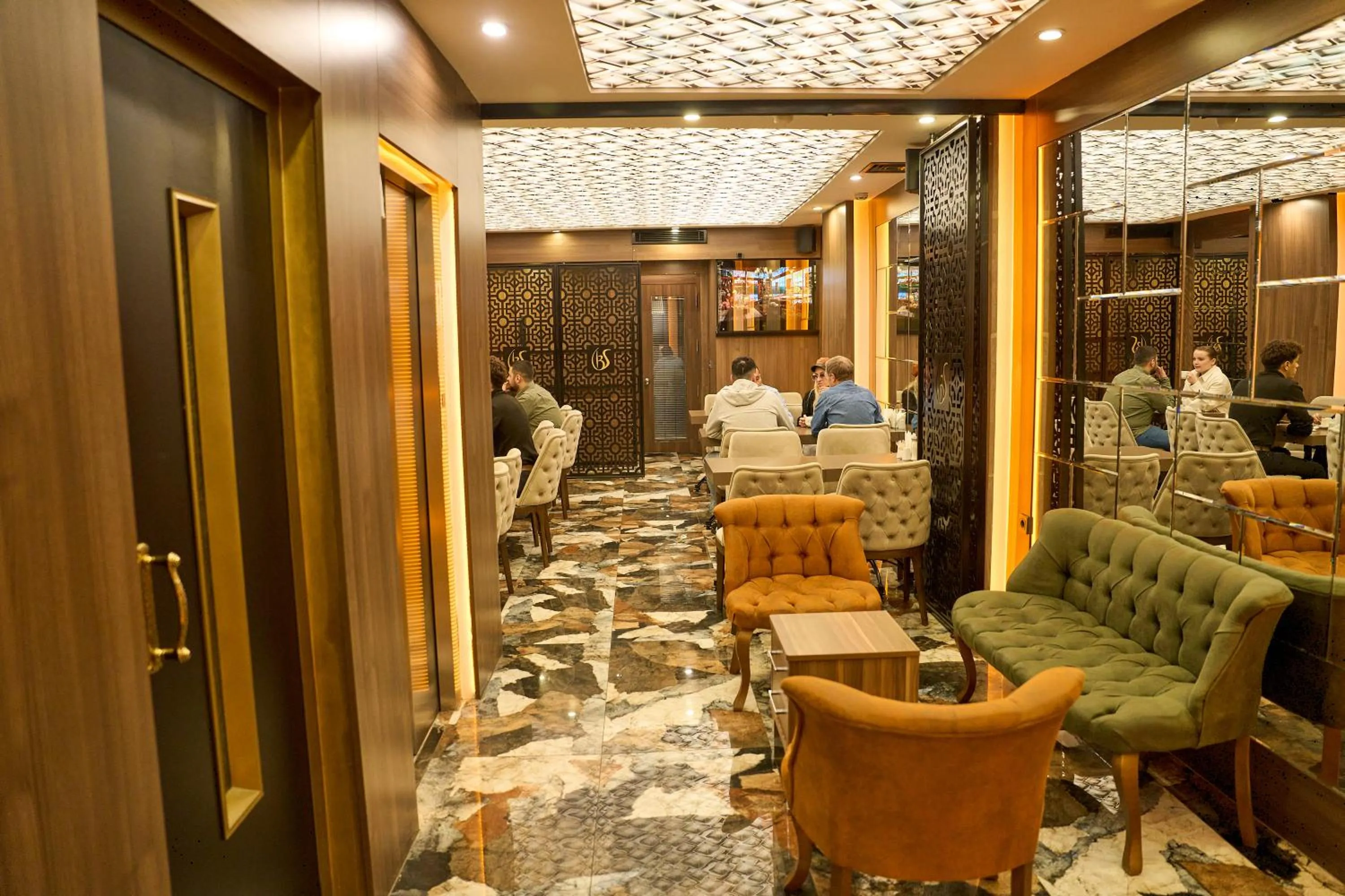 Lobby or reception in Bonne Sante Hotel