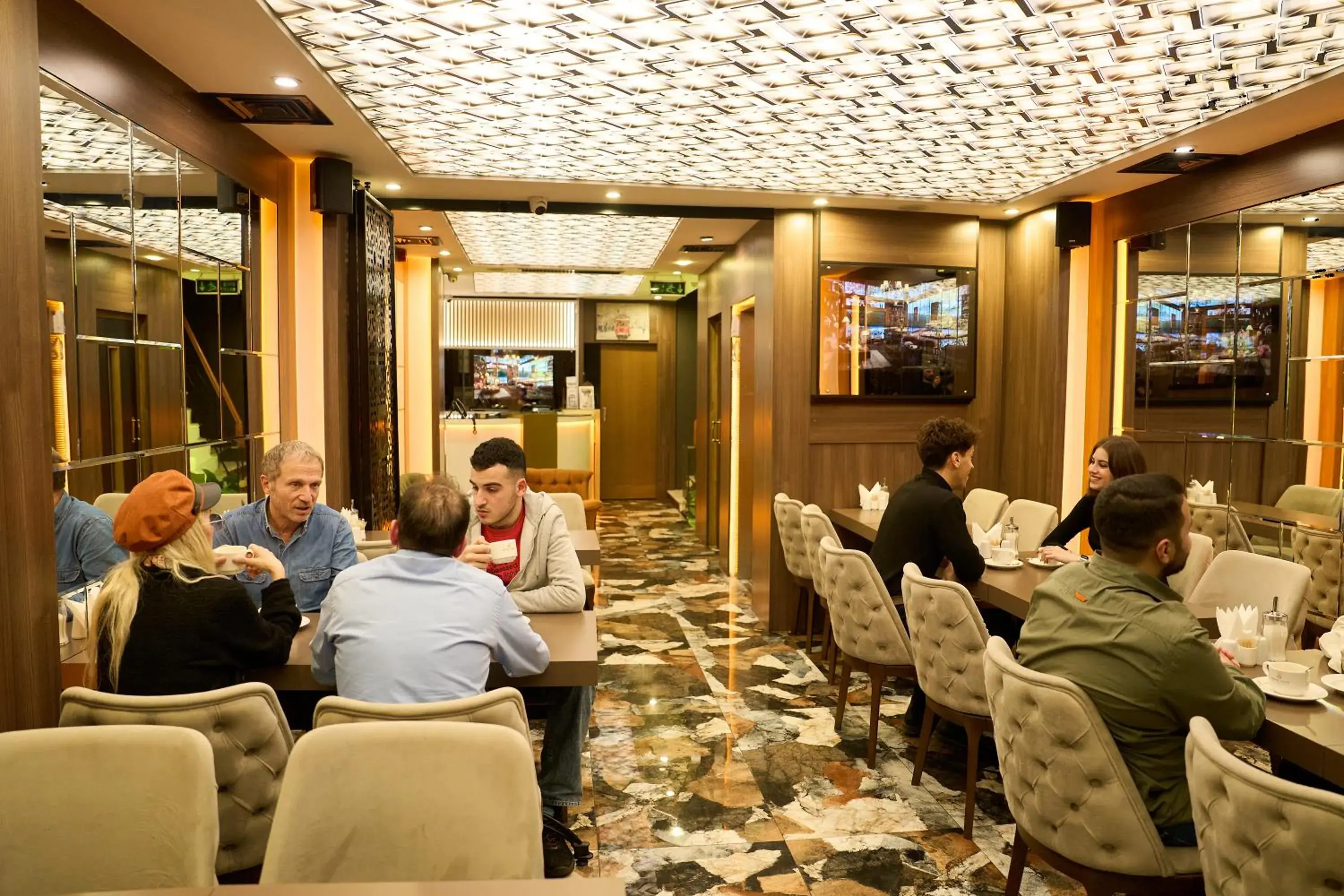 Buffet breakfast in Bonne Sante Hotel Buffet breakfast in Bonne Sante Hotel