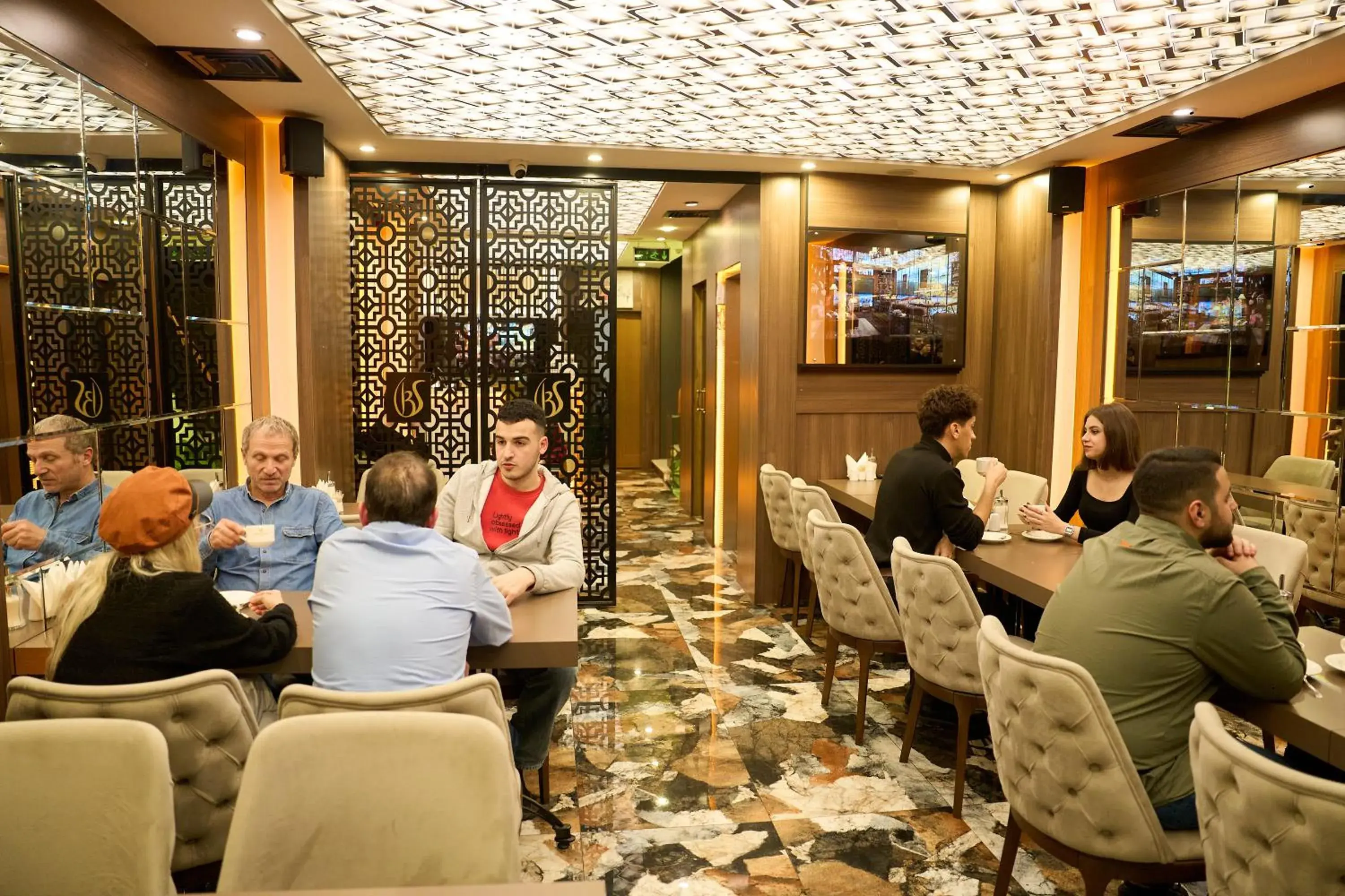 Buffet breakfast in Bonne Sante Hotel Buffet breakfast in Bonne Sante Hotel