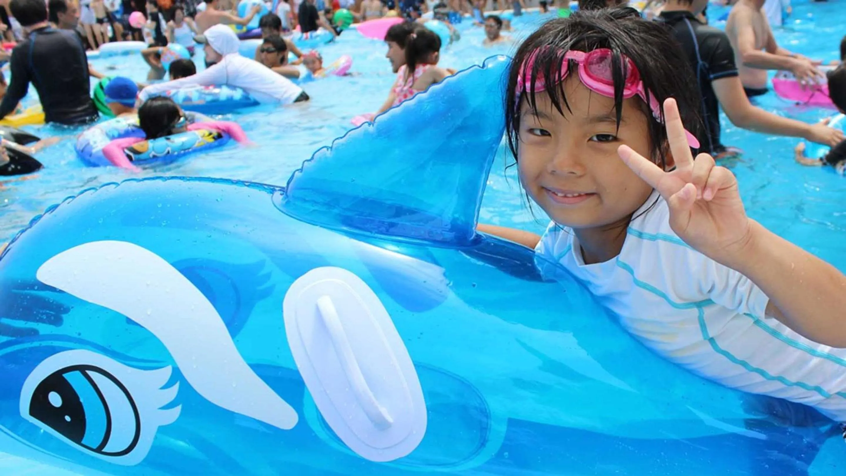 Swimming pool in Hotel Green Plaza Joetsu