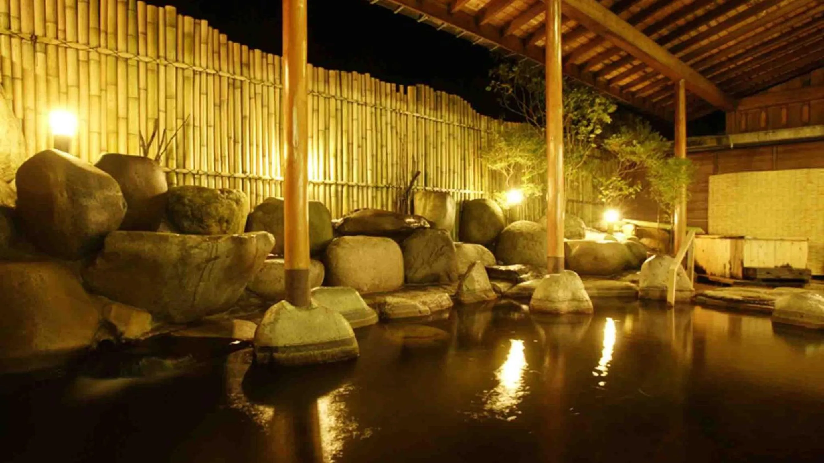 Hot Spring Bath in Hotel Green Plaza Joetsu