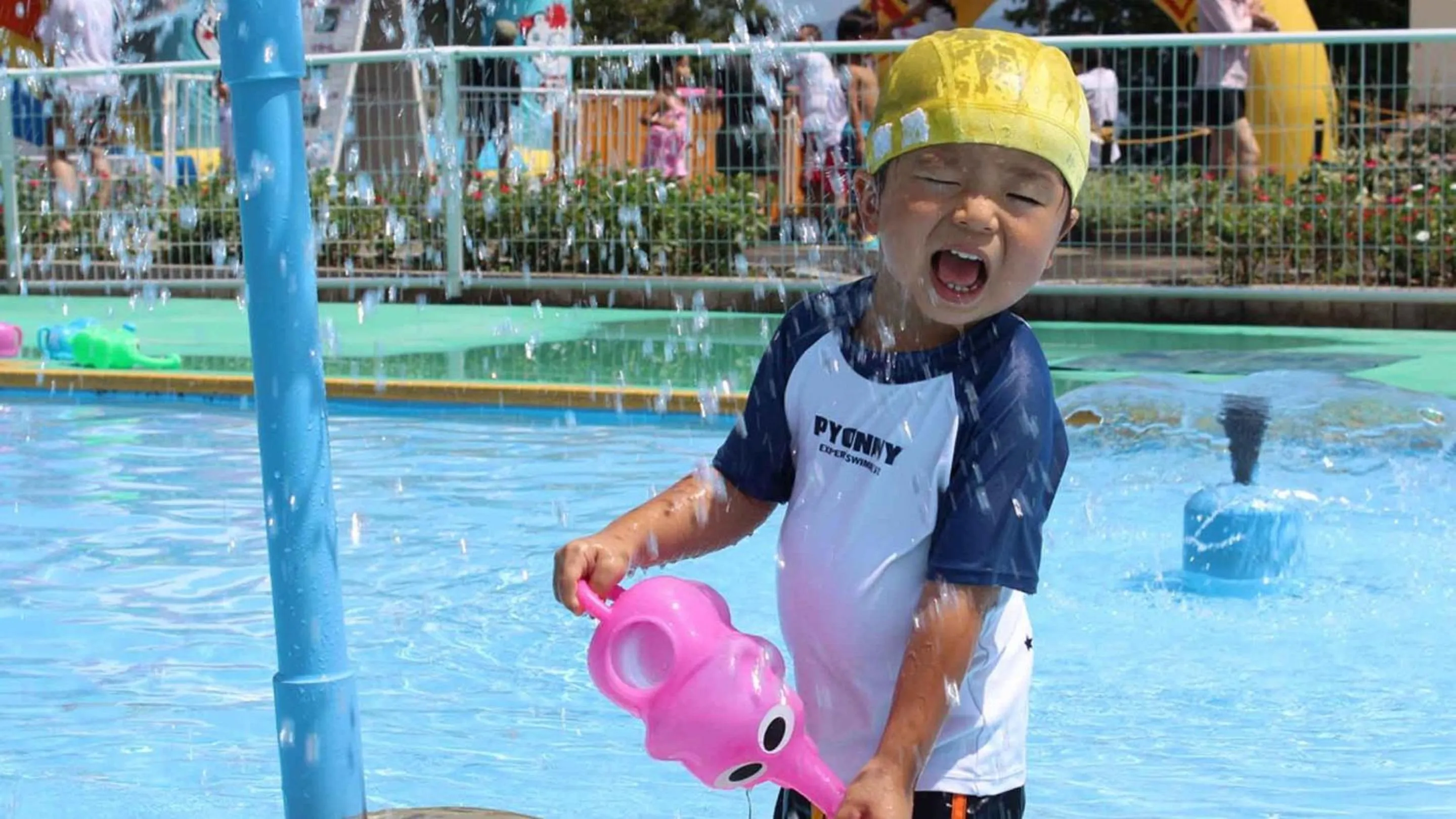 Swimming pool in Hotel Green Plaza Joetsu