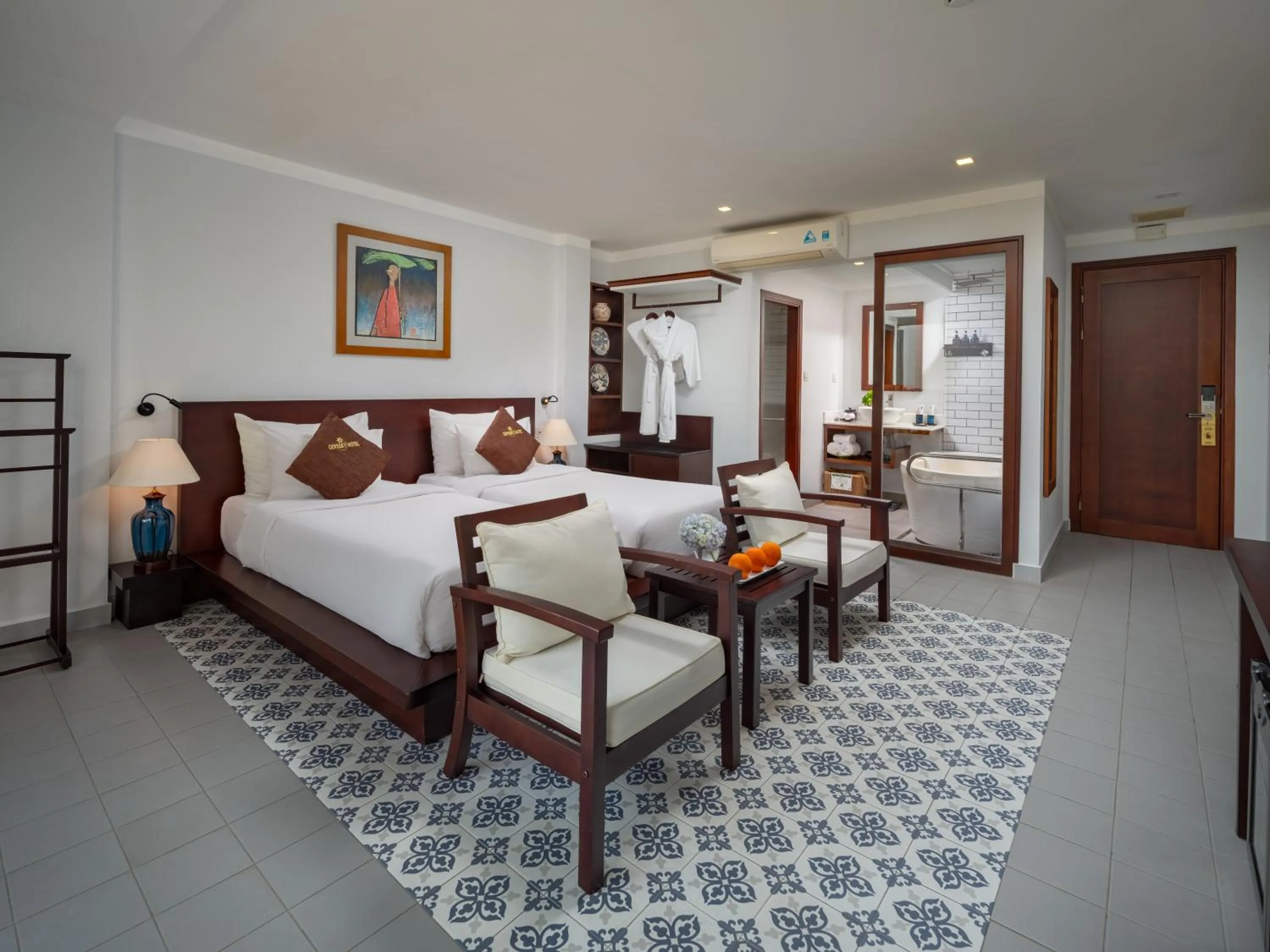 Bed in Hoi An Odyssey Hotel & Spa