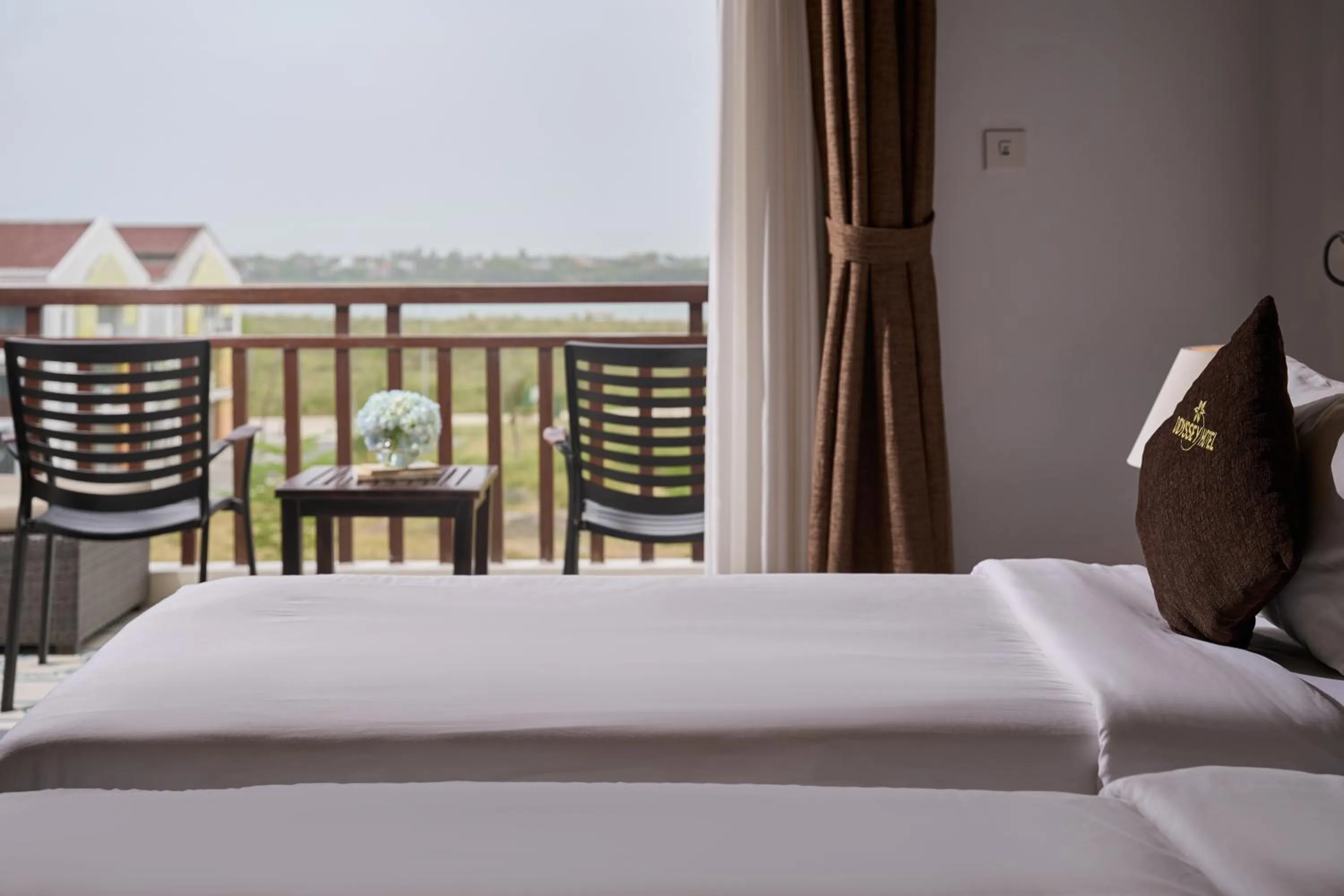 View (from property/room), Bed in Hoi An Odyssey Hotel & Spa