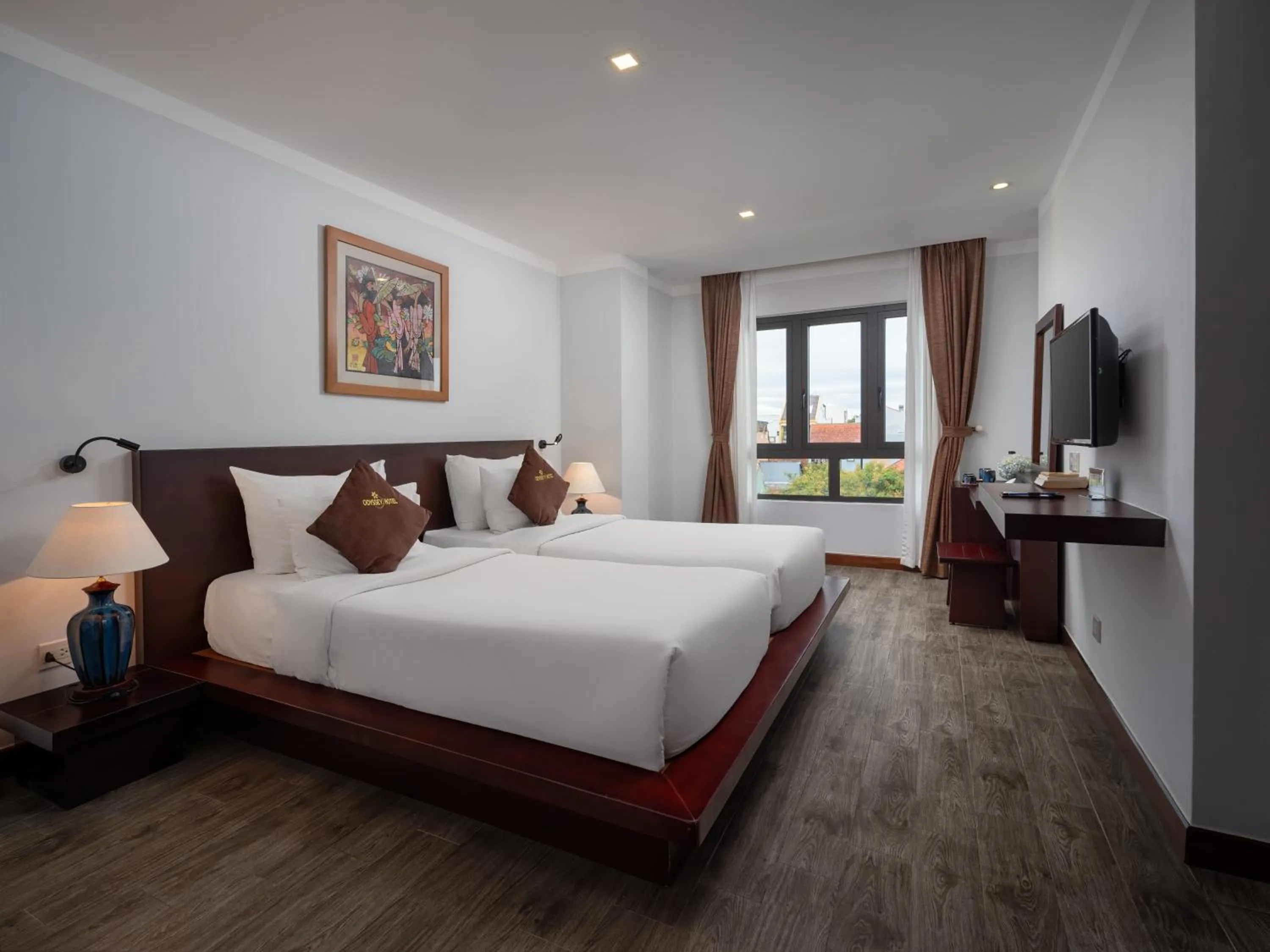 Bed in Hoi An Odyssey Hotel & Spa