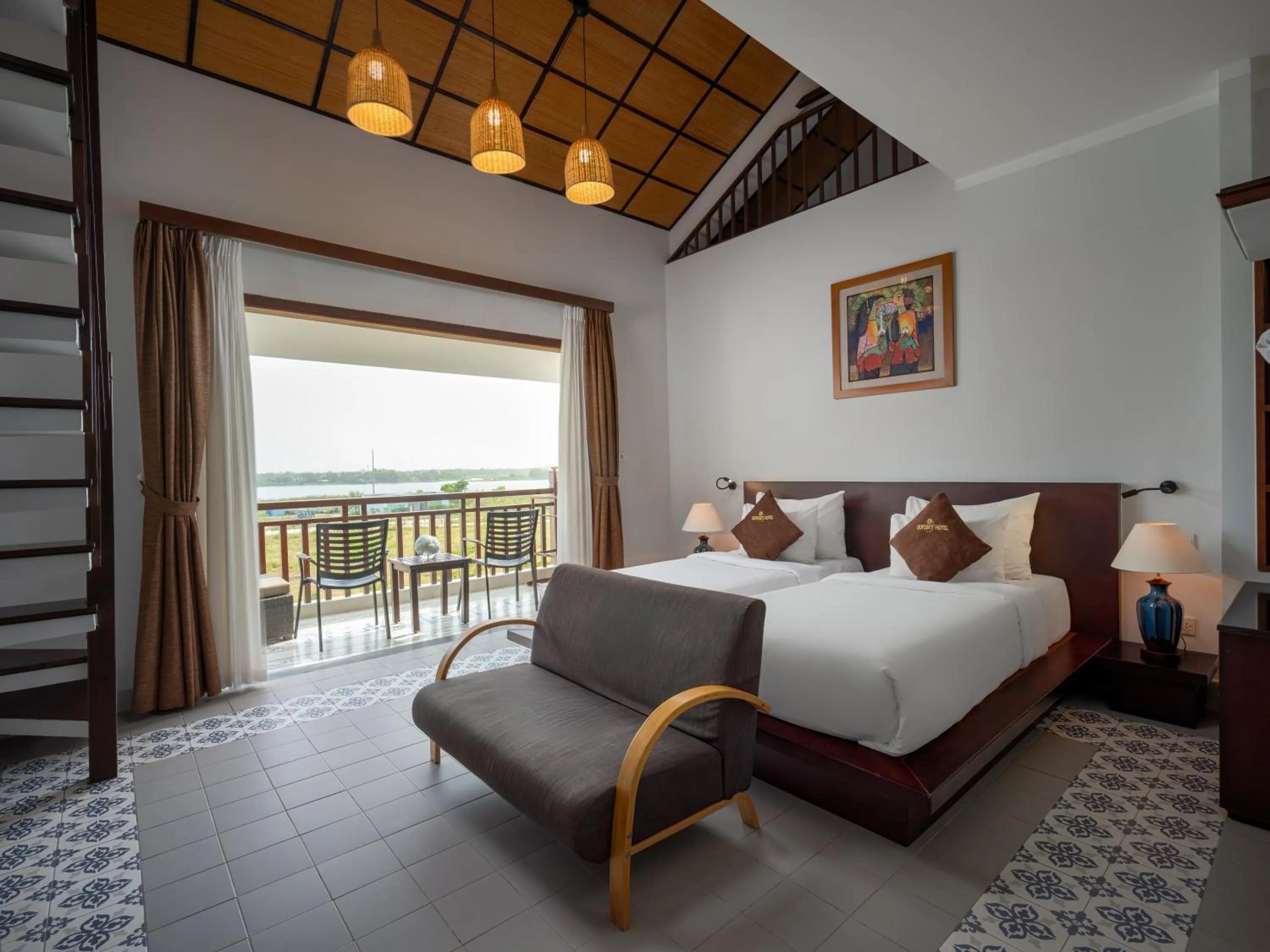 Bed in Hoi An Odyssey Hotel & Spa